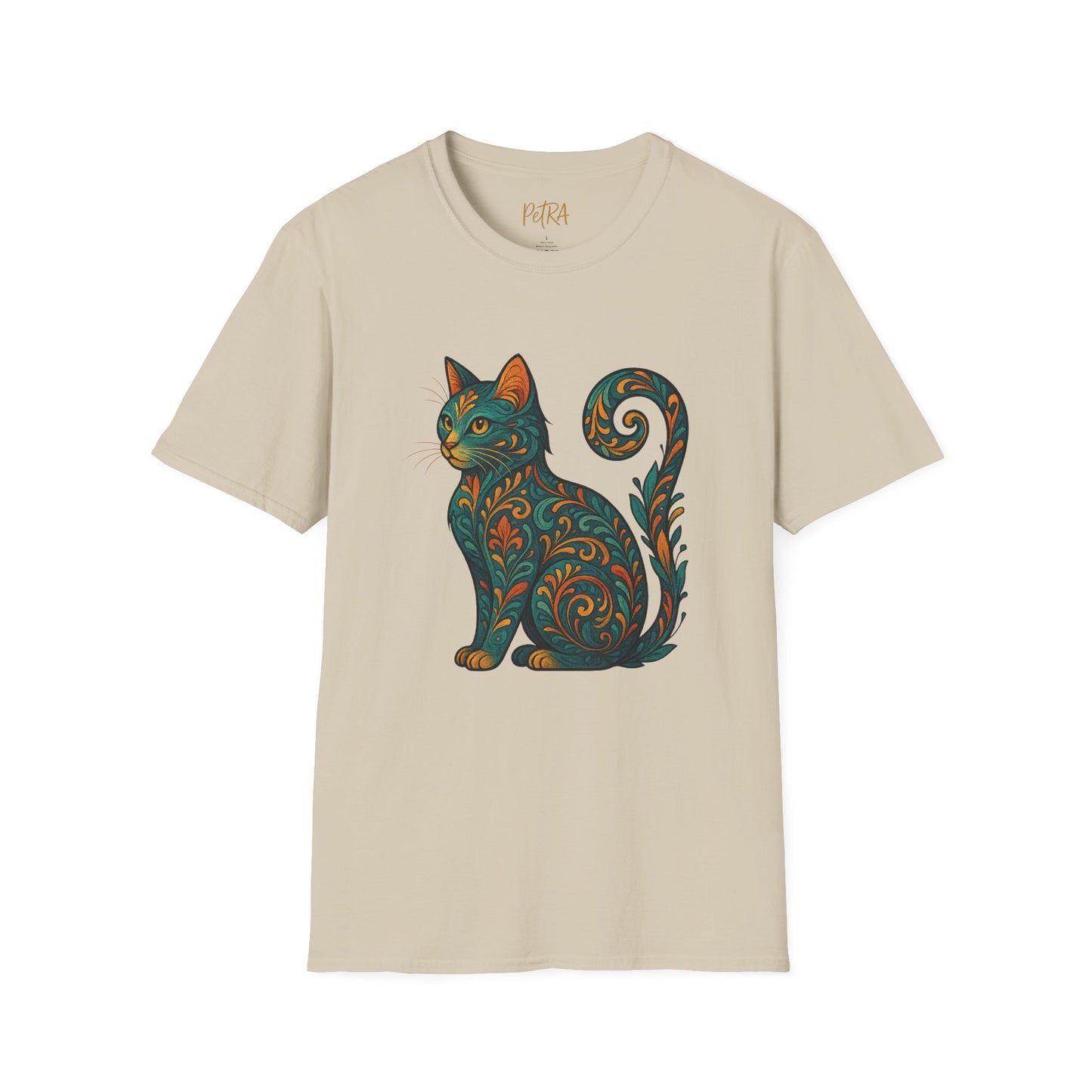 Cat Tee – Vintage Baroque Feline Design – Unisex Fit