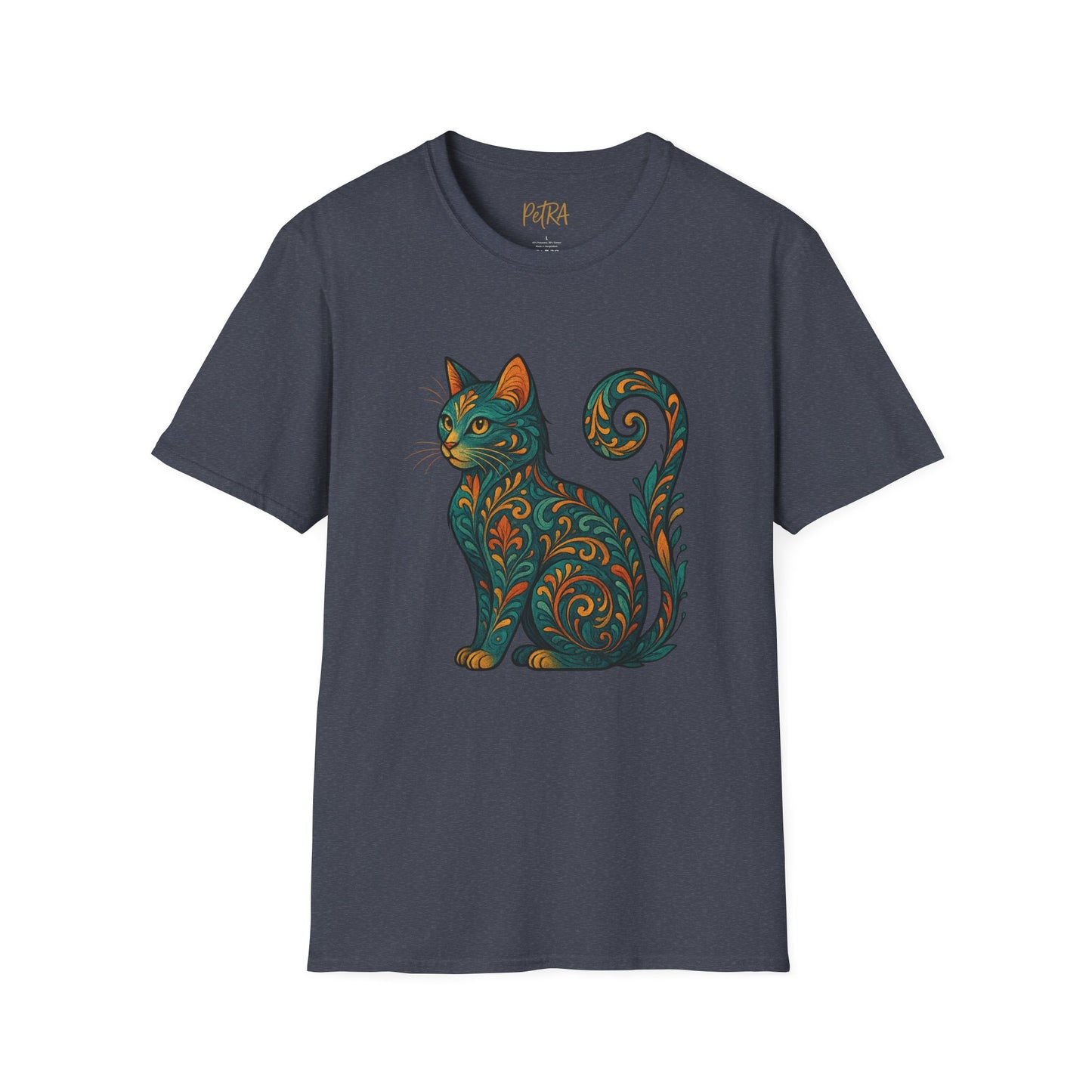 Cat Tee – Vintage Baroque Feline Design – Unisex Fit