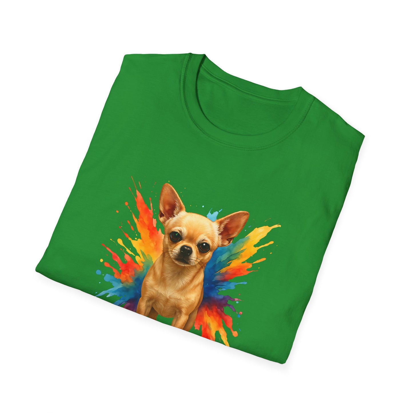 Chihuahua T Shirt – Color Splash Portrait – Unisex Fit