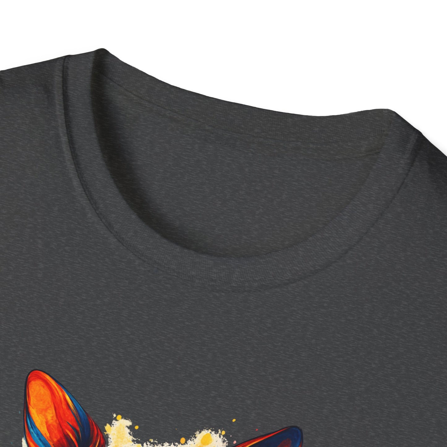 Chihuahua T Shirt – Vibrant Swirl Portrait (Red/Orange Series) – Unisex Fit