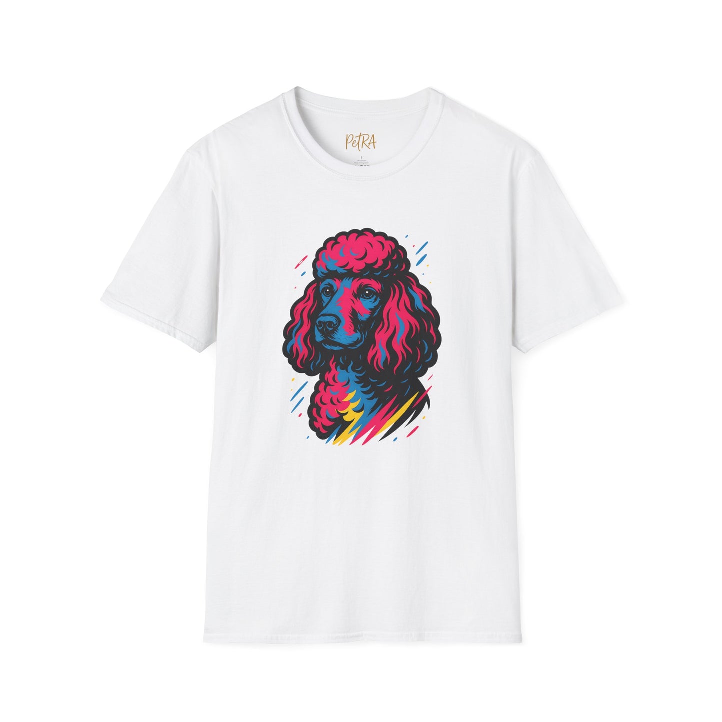 Poodle T Shirt – Neo Pop Art Portrait – Unisex Fit