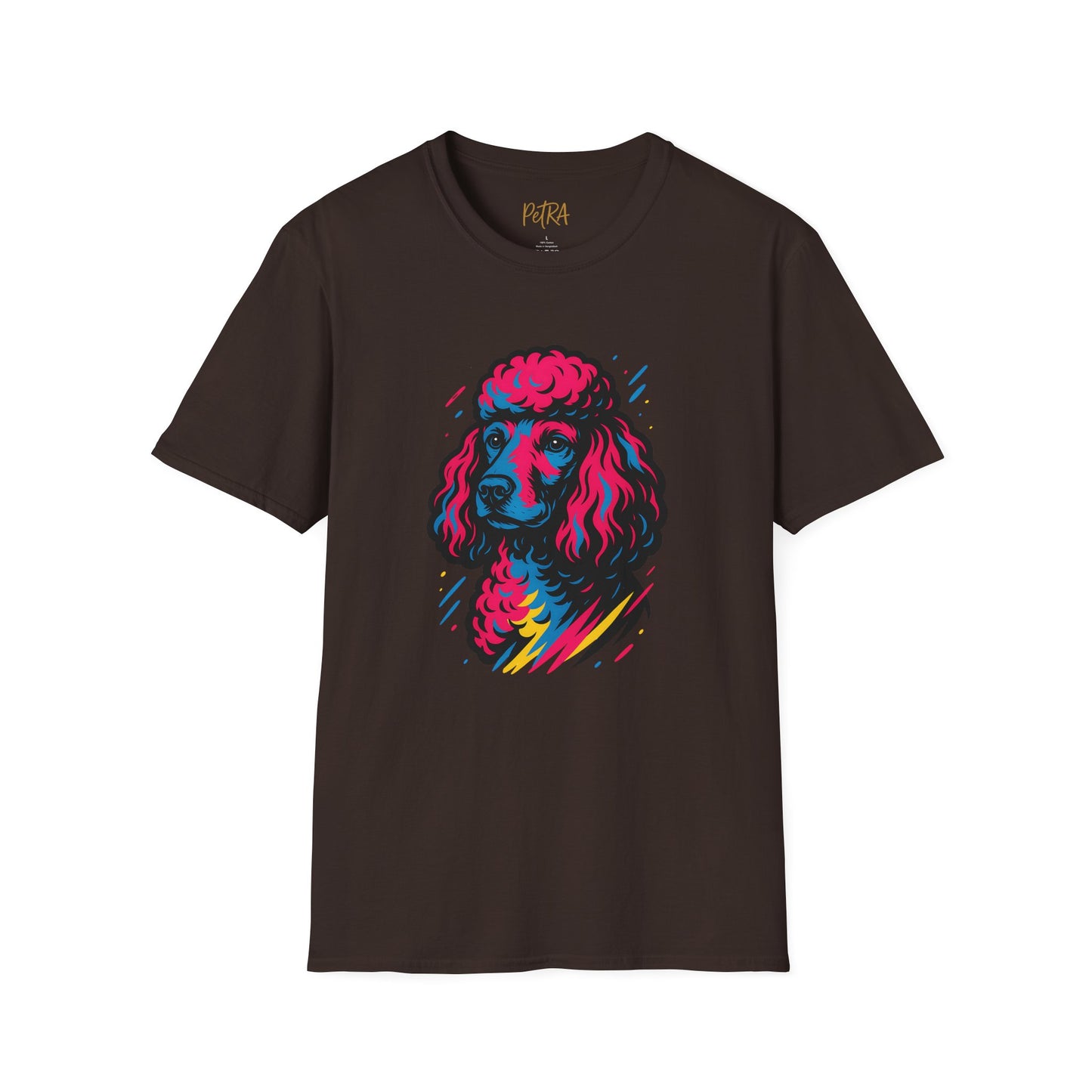 Poodle T Shirt – Neo Pop Art Portrait – Unisex Fit