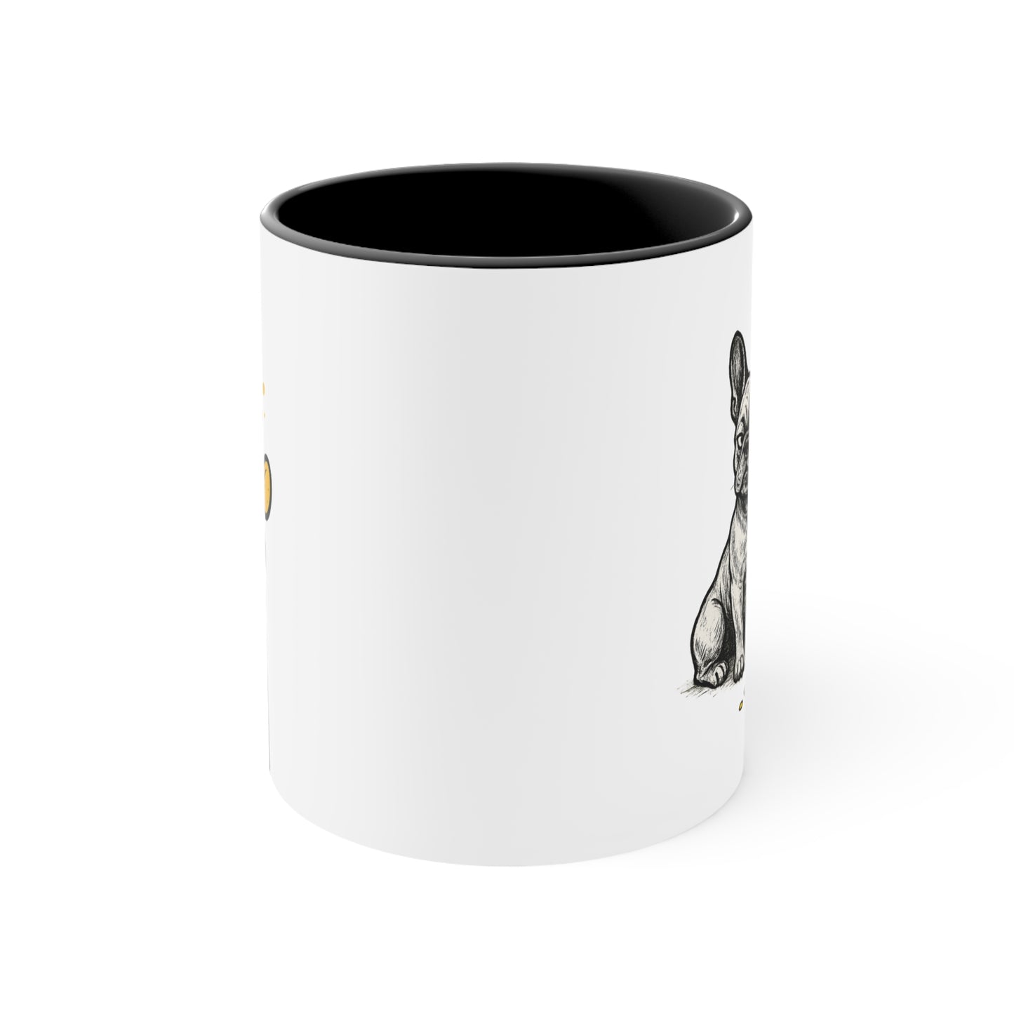 Frenchie Mug – 'If You Wanted Boring' Sketch Design – 11oz