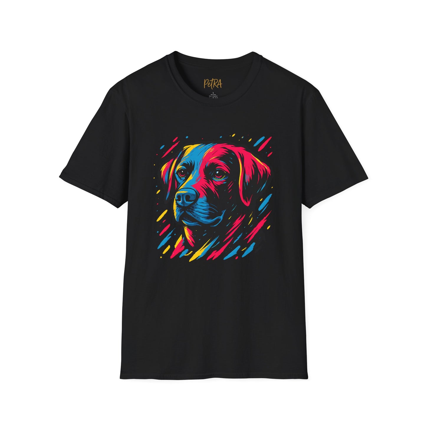 Labrador T Shirt – Neo Pop Art Portrait – Unisex Fit