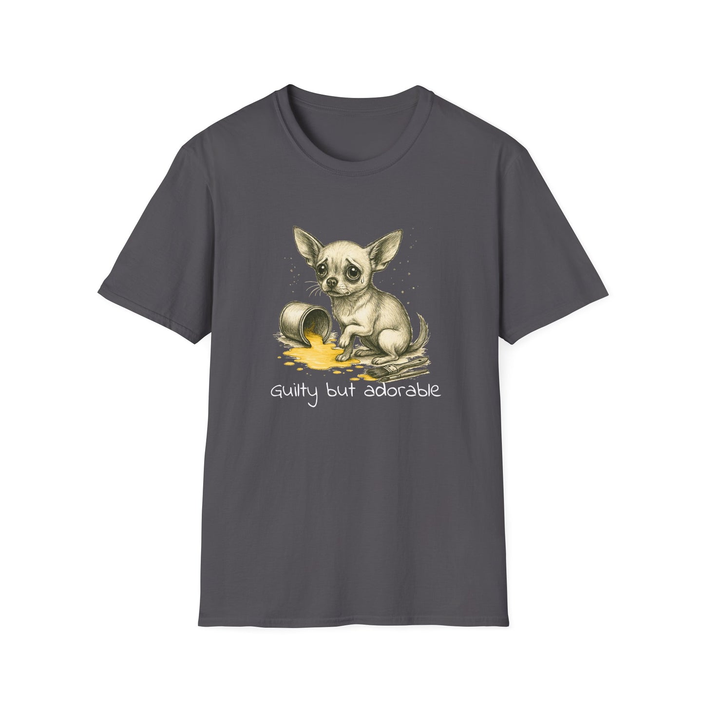 Chihuahua T Shirt – Spilled Paint Design – Unisex Fit