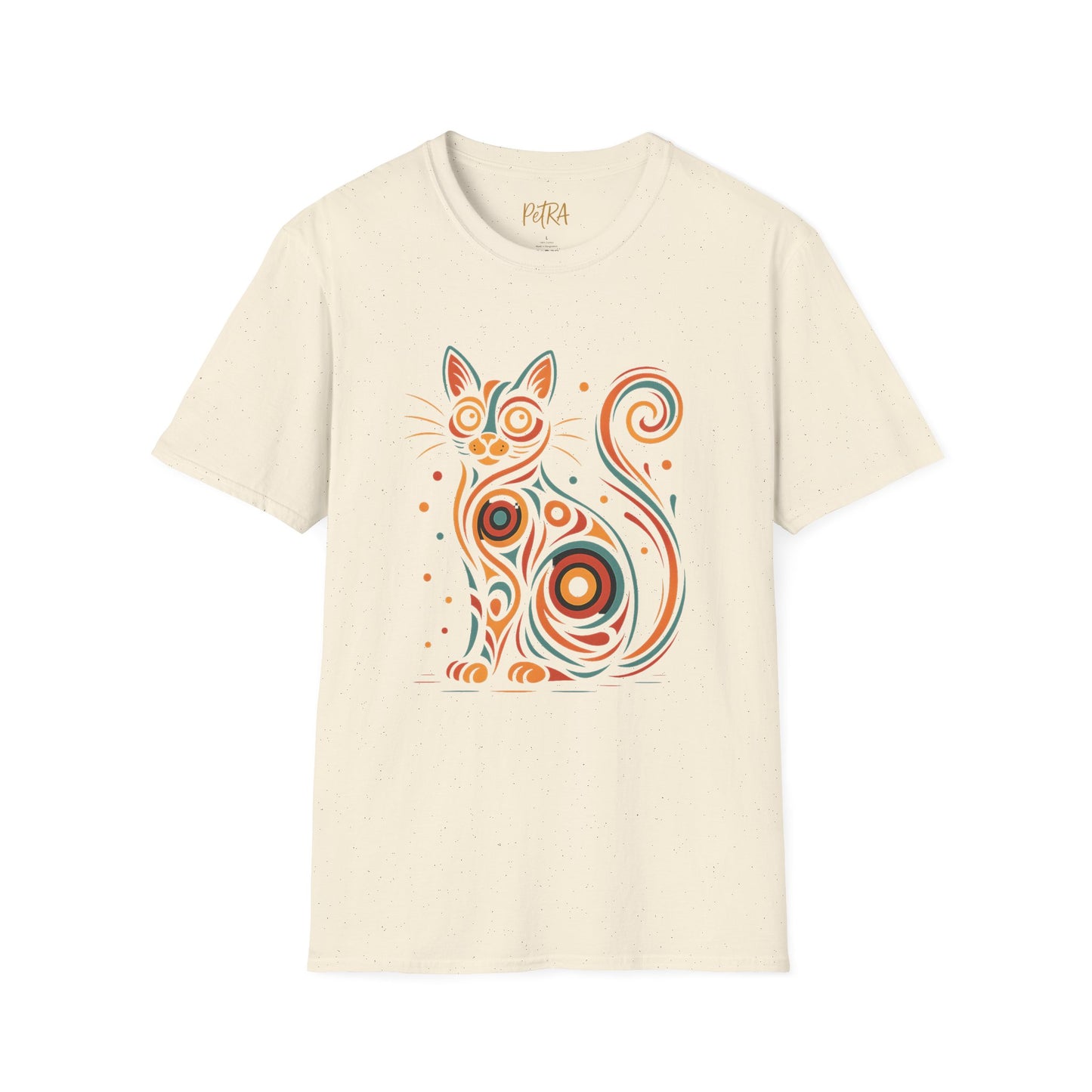 Cat T Shirt – Abstract Kaleidoscope Art – Unisex Fit