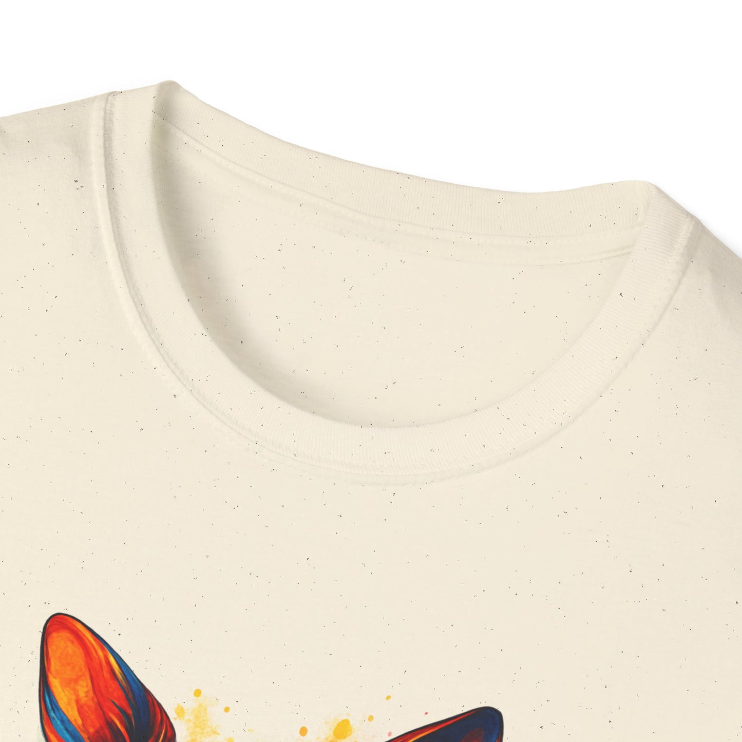 Chihuahua T Shirt – Vibrant Swirl Portrait (Red/Orange Series) – Unisex Fit