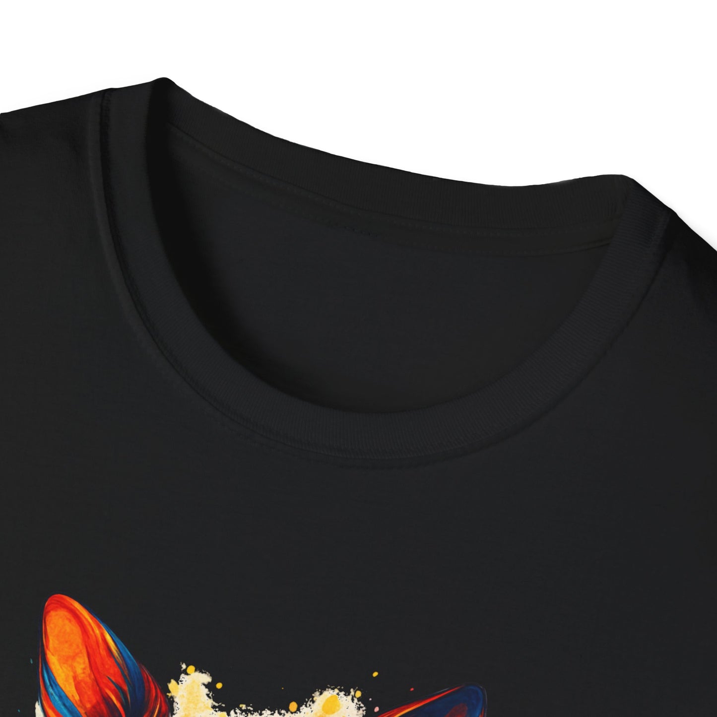 Chihuahua T Shirt – Vibrant Swirl Portrait (Red/Orange Series) – Unisex Fit