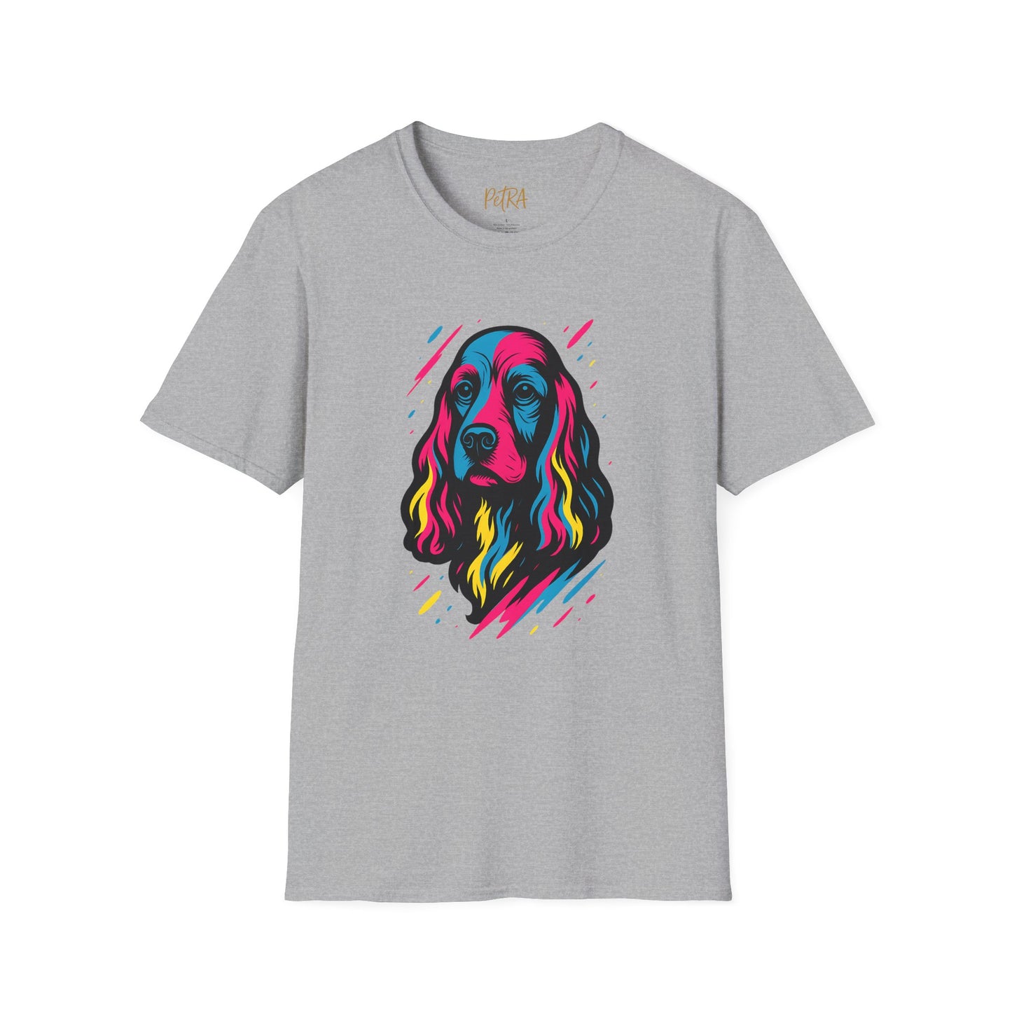 Cocker Spaniel T Shirt – Neo Pop Art Portrait – Unisex Fit