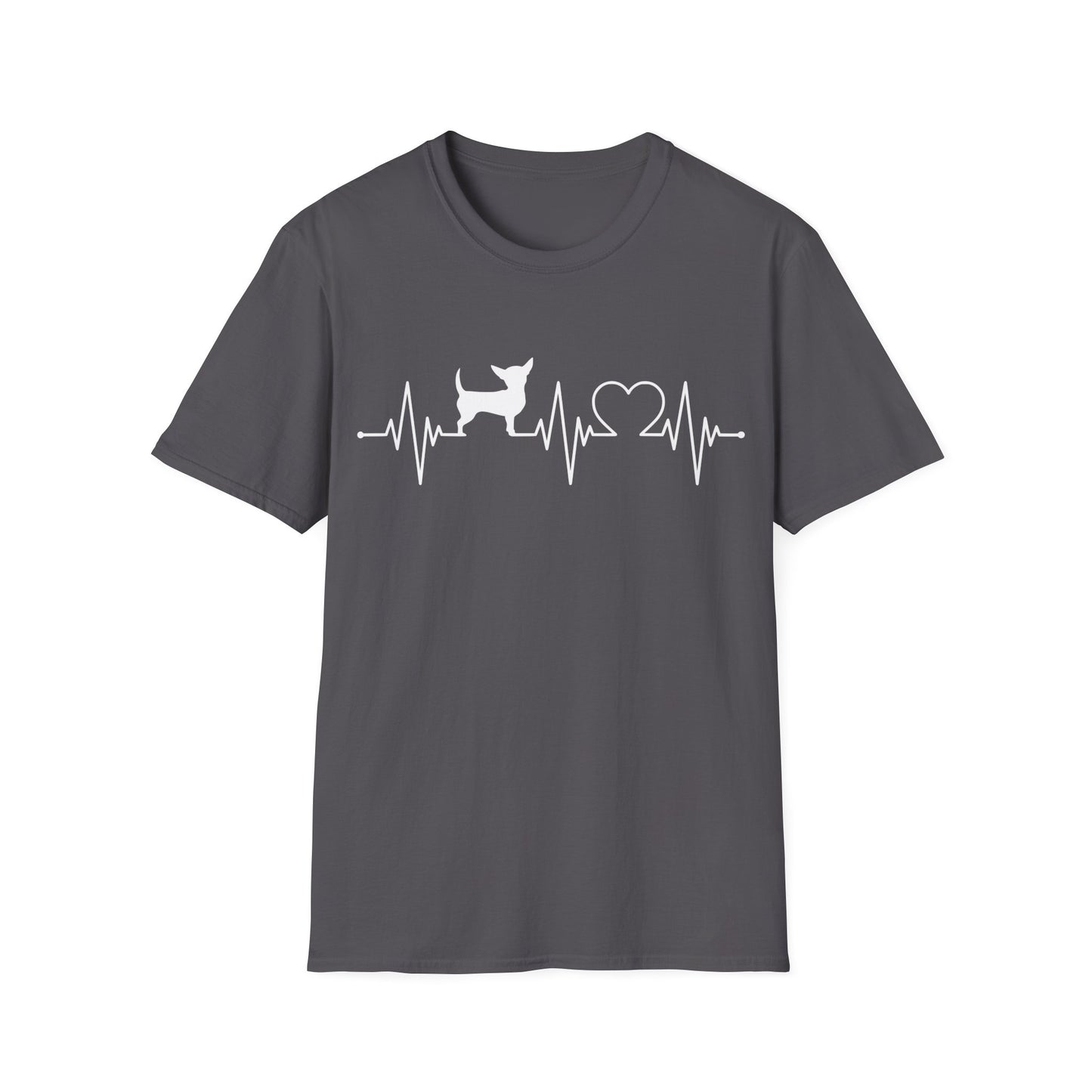 Chihuahua T Shirt – Heartbeat Design – Unisex Fit
