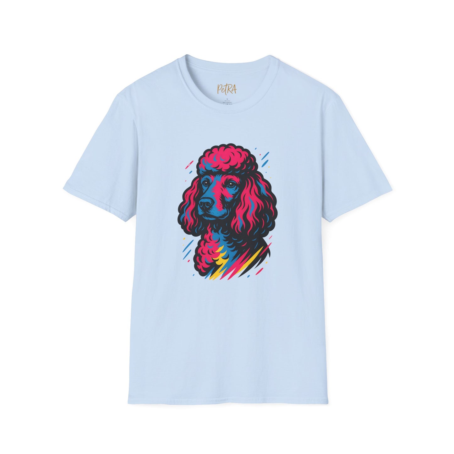 Poodle T Shirt – Neo Pop Art Portrait – Unisex Fit