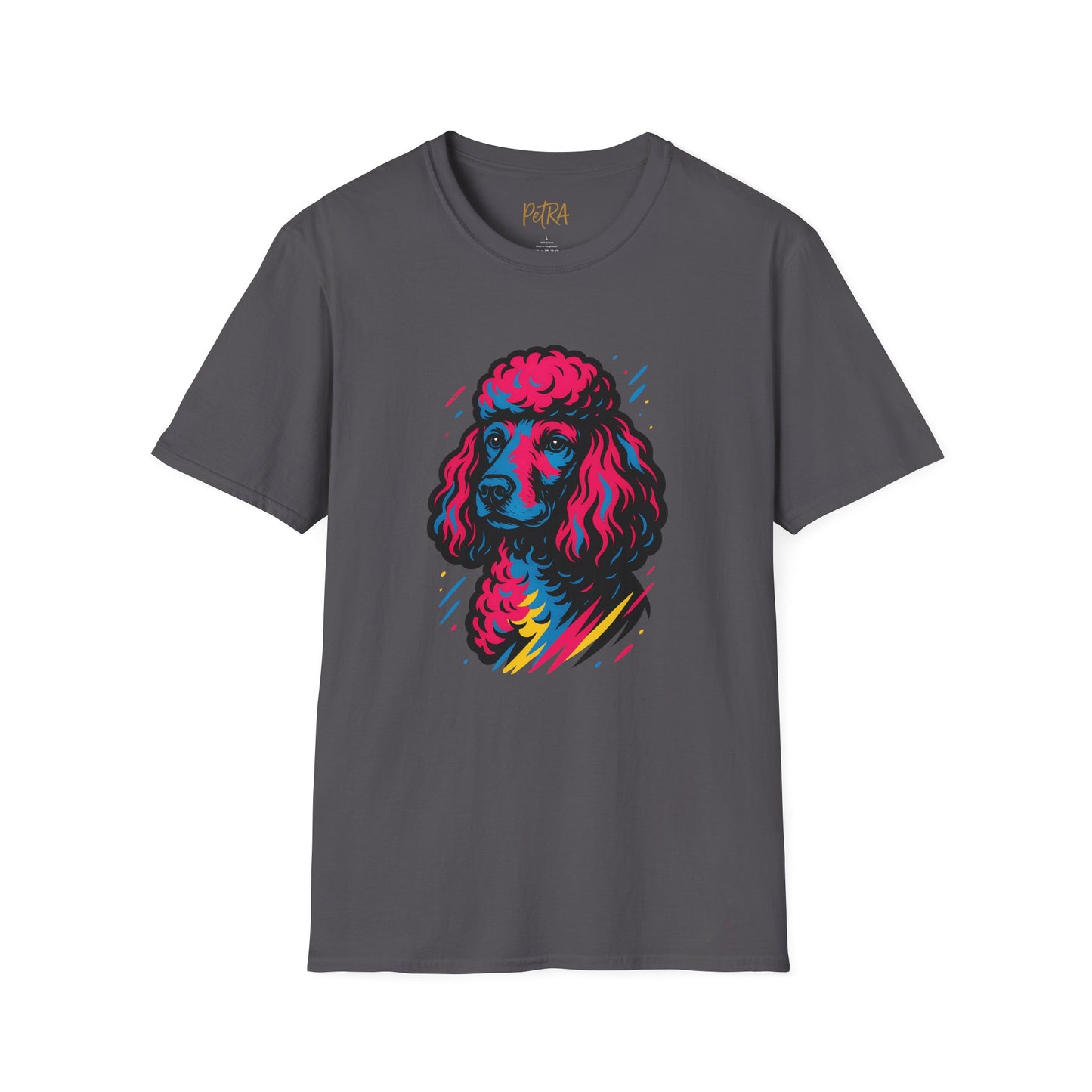 Poodle T Shirt – Neo Pop Art Portrait – Unisex Fit