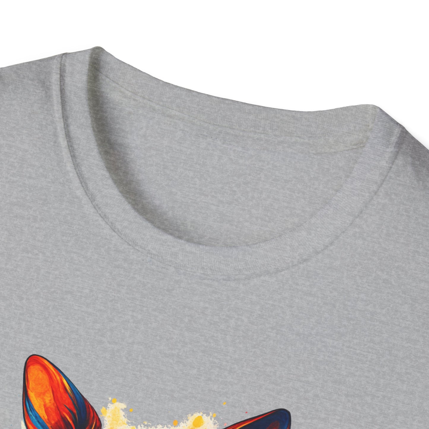 Chihuahua T Shirt – Vibrant Swirl Portrait (Red/Orange Series) – Unisex Fit
