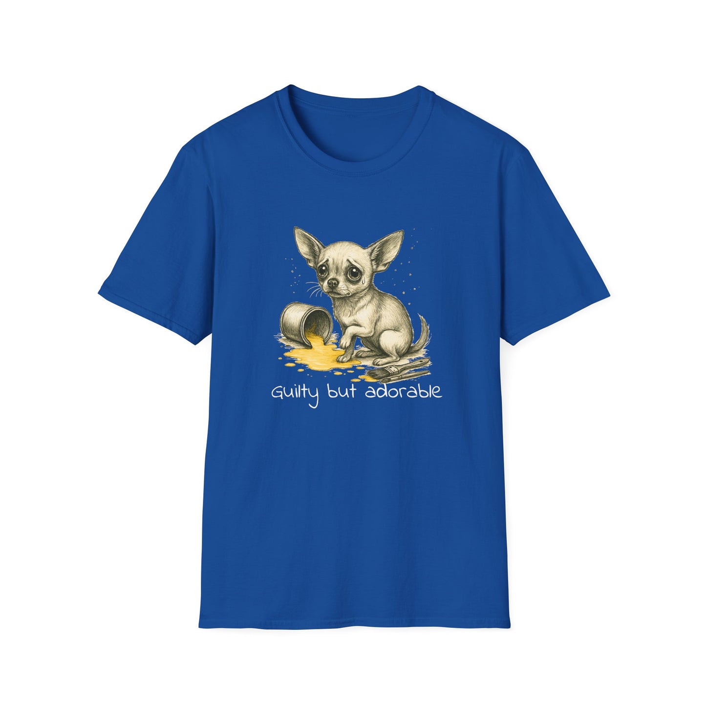 Chihuahua T Shirt – Spilled Paint Design – Unisex Fit