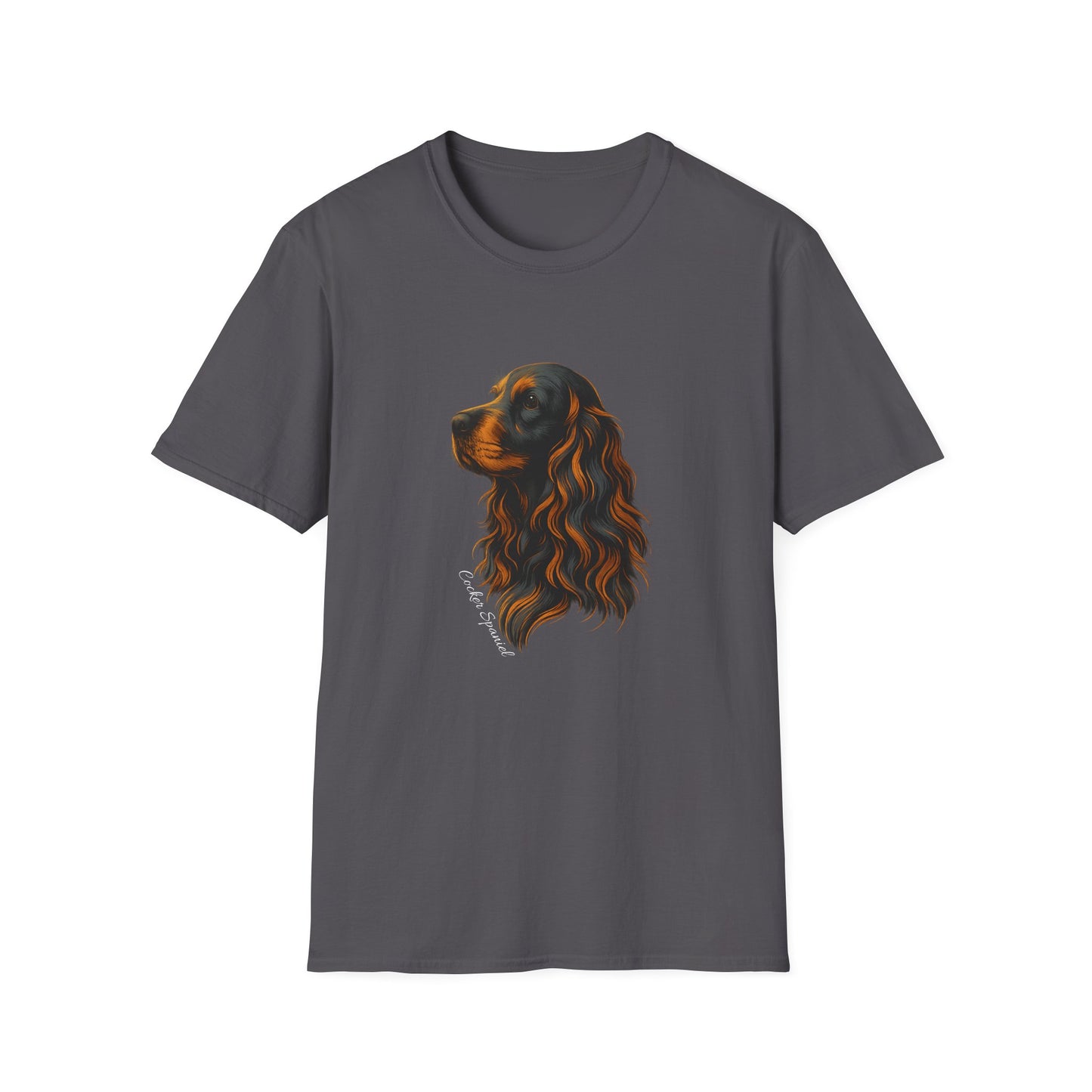 Cocker Spaniel T Shirt – Elegant Head Study Portrait – Unisex Fit