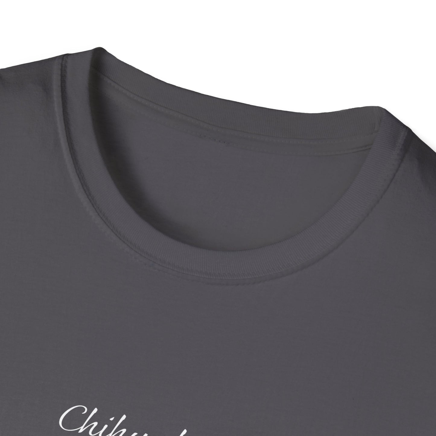 Chihuahua T Shirt – 'Dramatic AF' Sketch Design – Unisex Fit