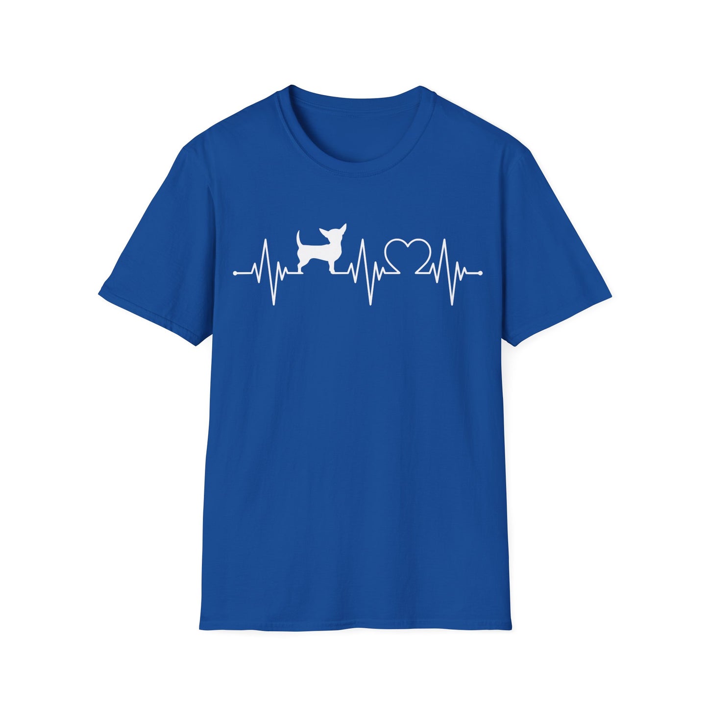 Chihuahua T Shirt – Heartbeat Design – Unisex Fit