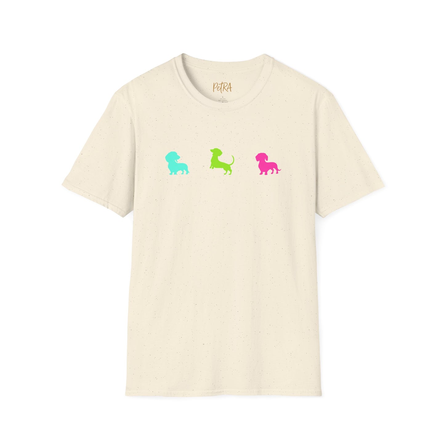 Dachshund T Shirt – Colorful Silhouette Design – Unisex Fit