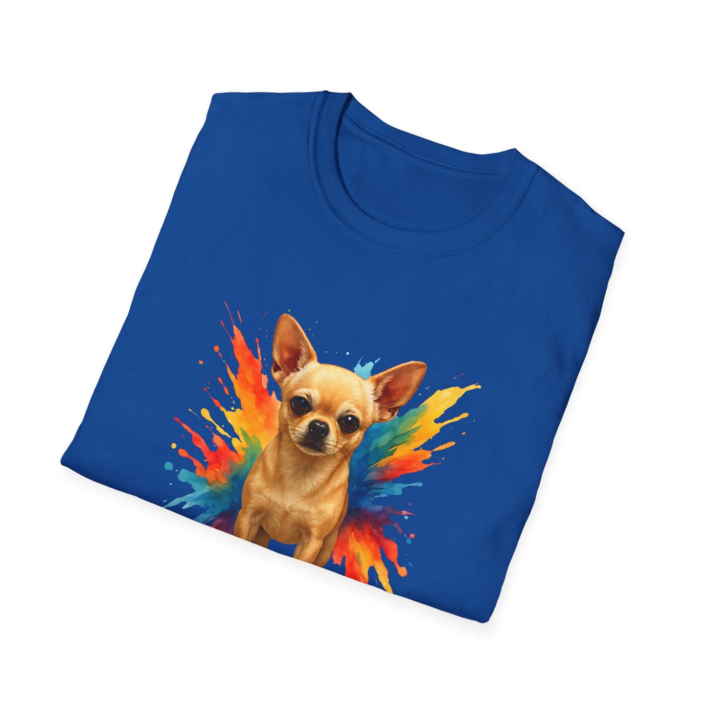 Chihuahua T Shirt – Color Splash Portrait – Unisex Fit