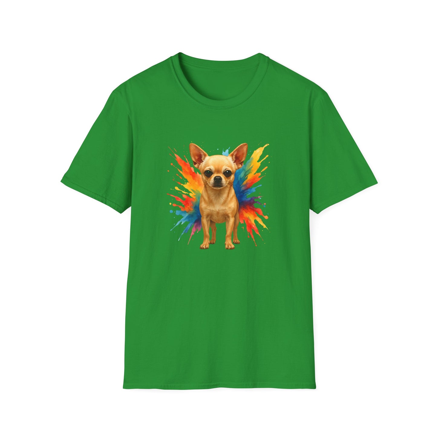 Chihuahua T Shirt – Color Splash Portrait – Unisex Fit