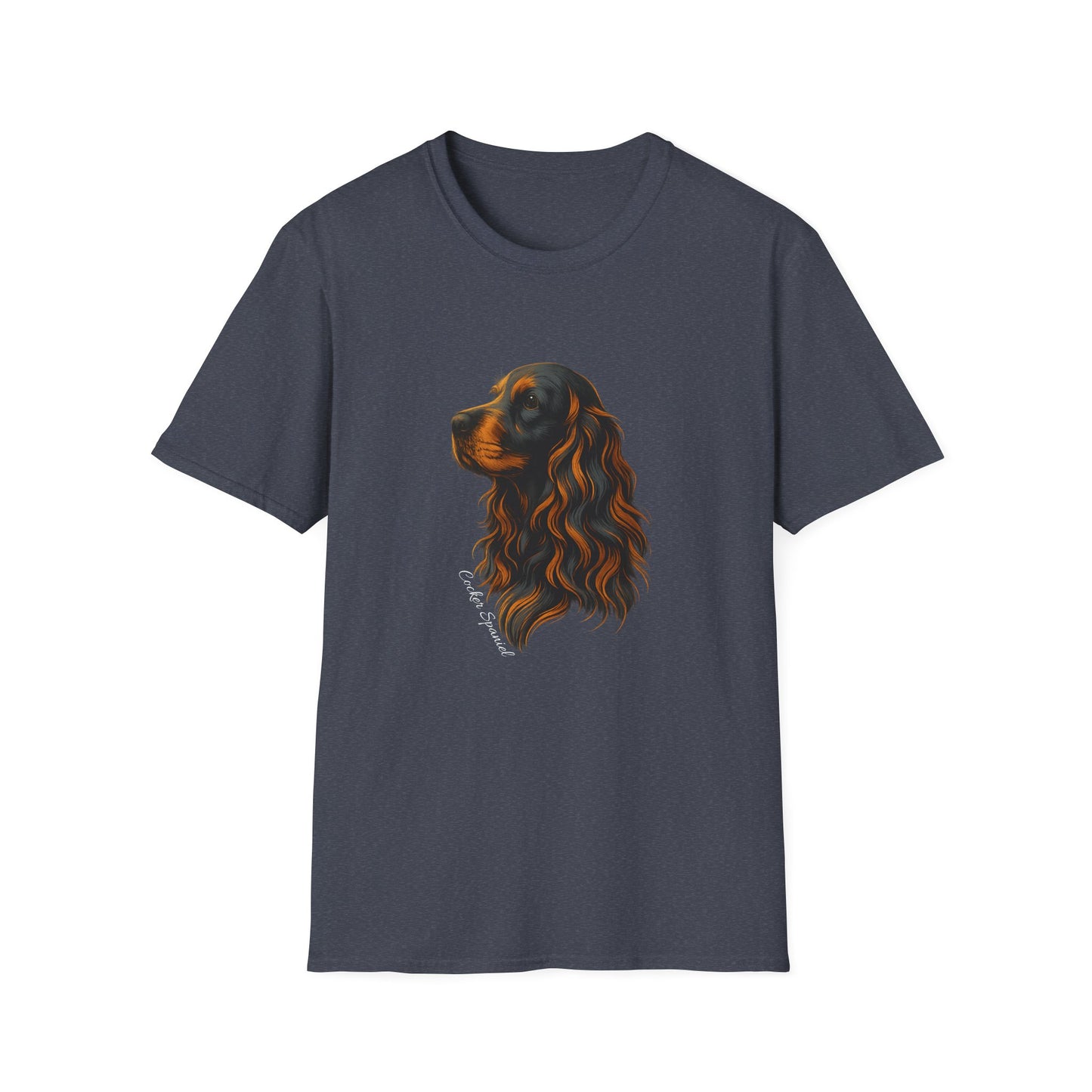 Cocker Spaniel T Shirt – Elegant Head Study Portrait – Unisex Fit