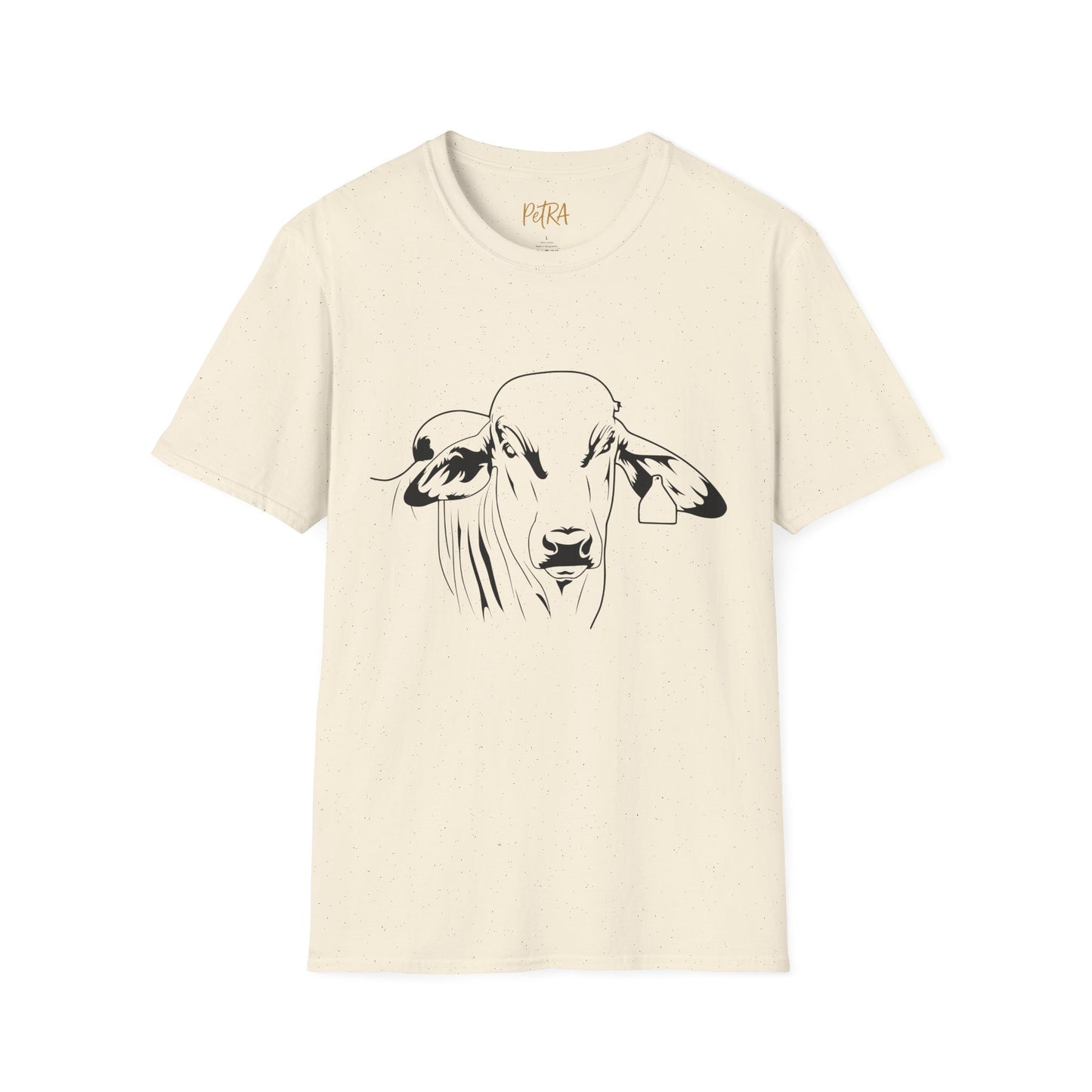 Brahman Tee – Minimal Line Art Cattle Design – Unisex Fit