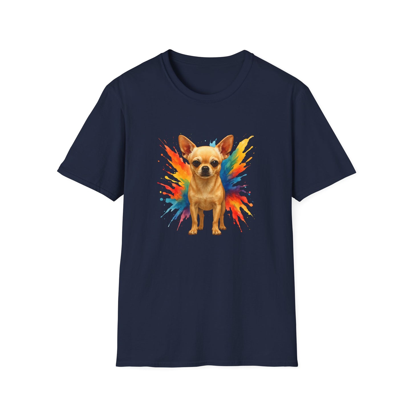 Chihuahua T Shirt – Color Splash Portrait – Unisex Fit