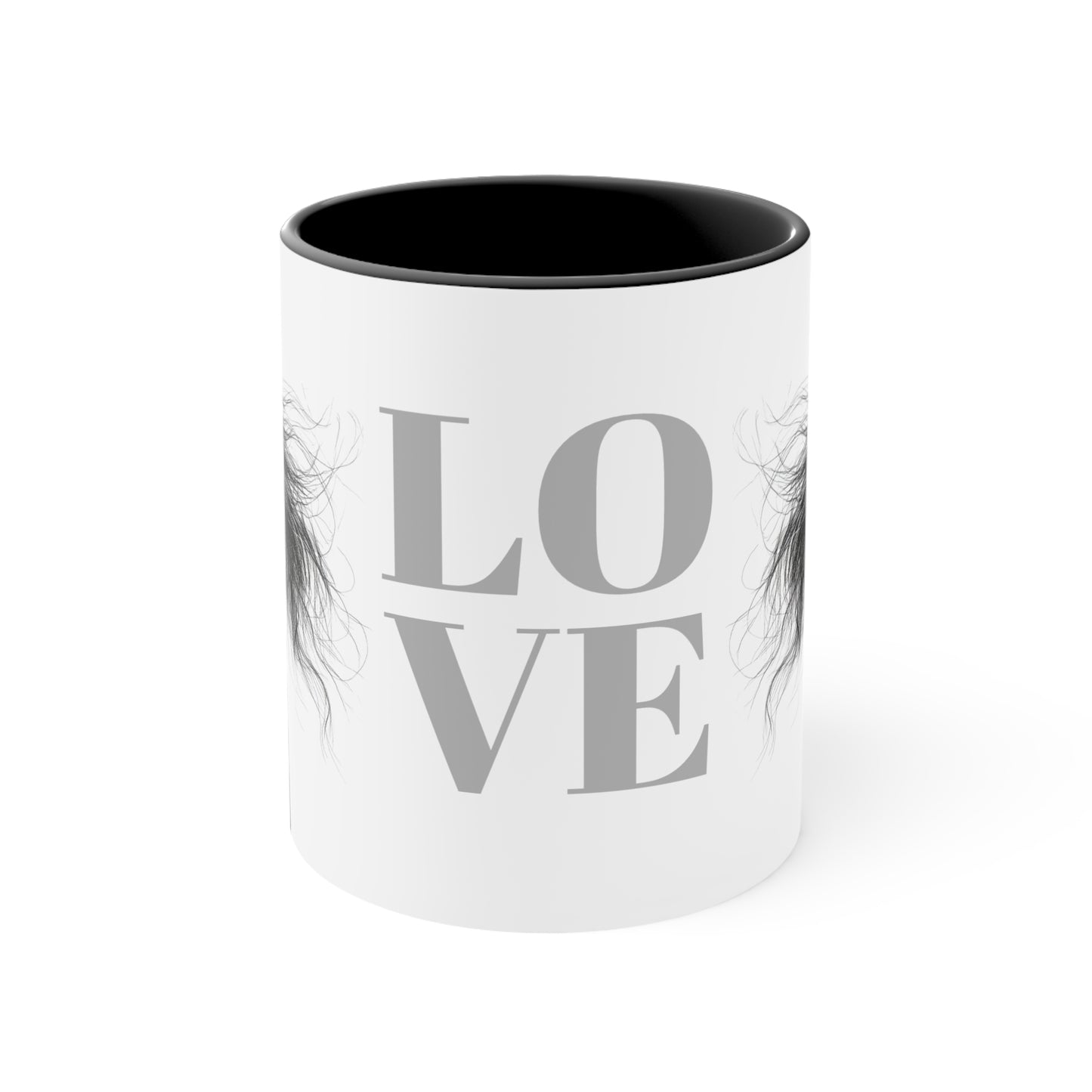 LOVE Horse Mug – Soft Script & Sketch Design – 11oz
