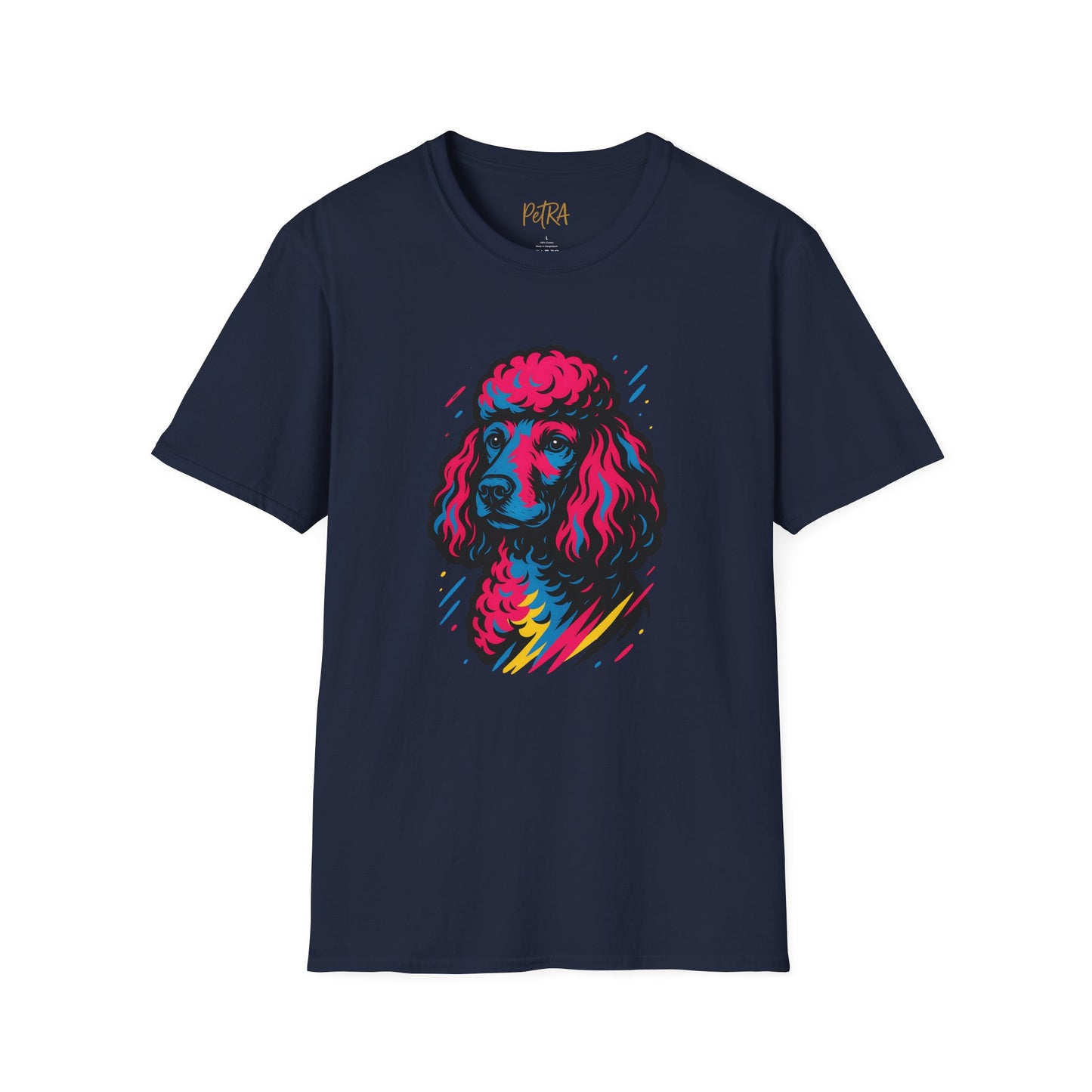 Poodle T Shirt – Neo Pop Art Portrait – Unisex Fit