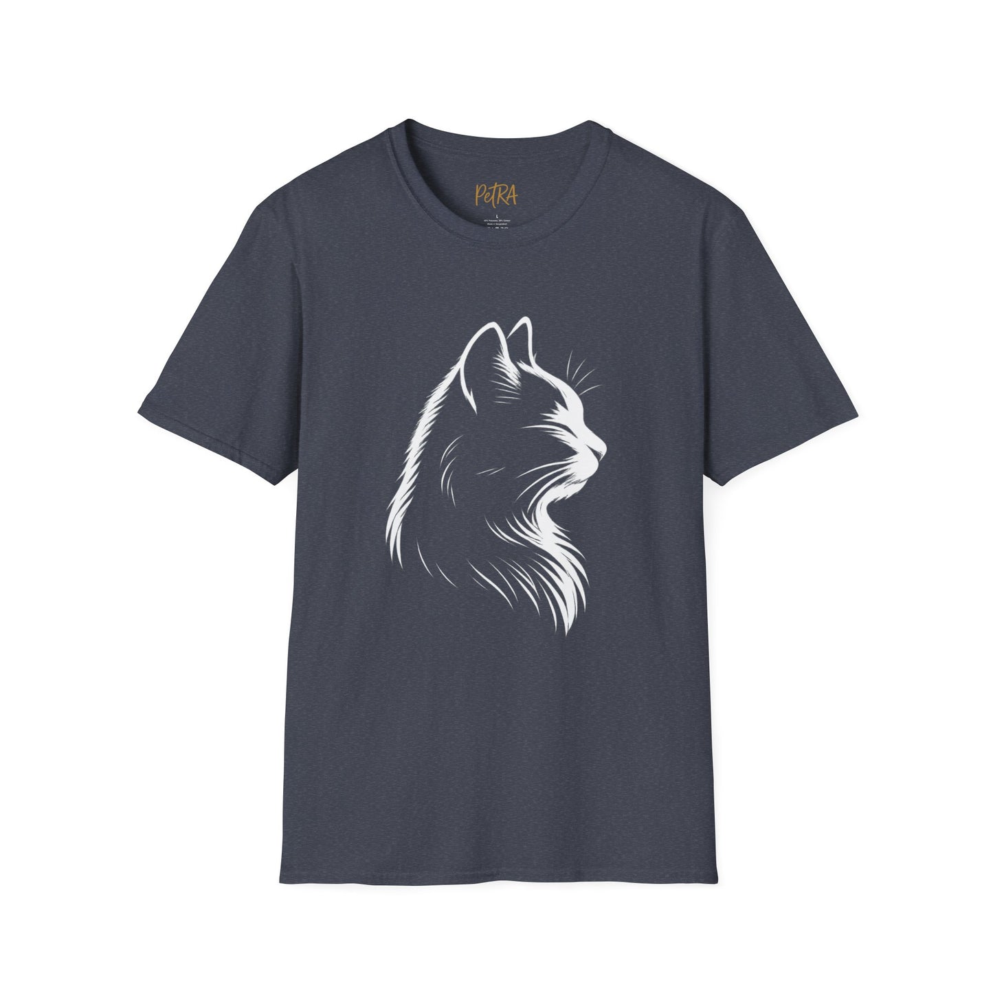 Cat Tee – Elegant Sketch Silhouette – Unisex Fit