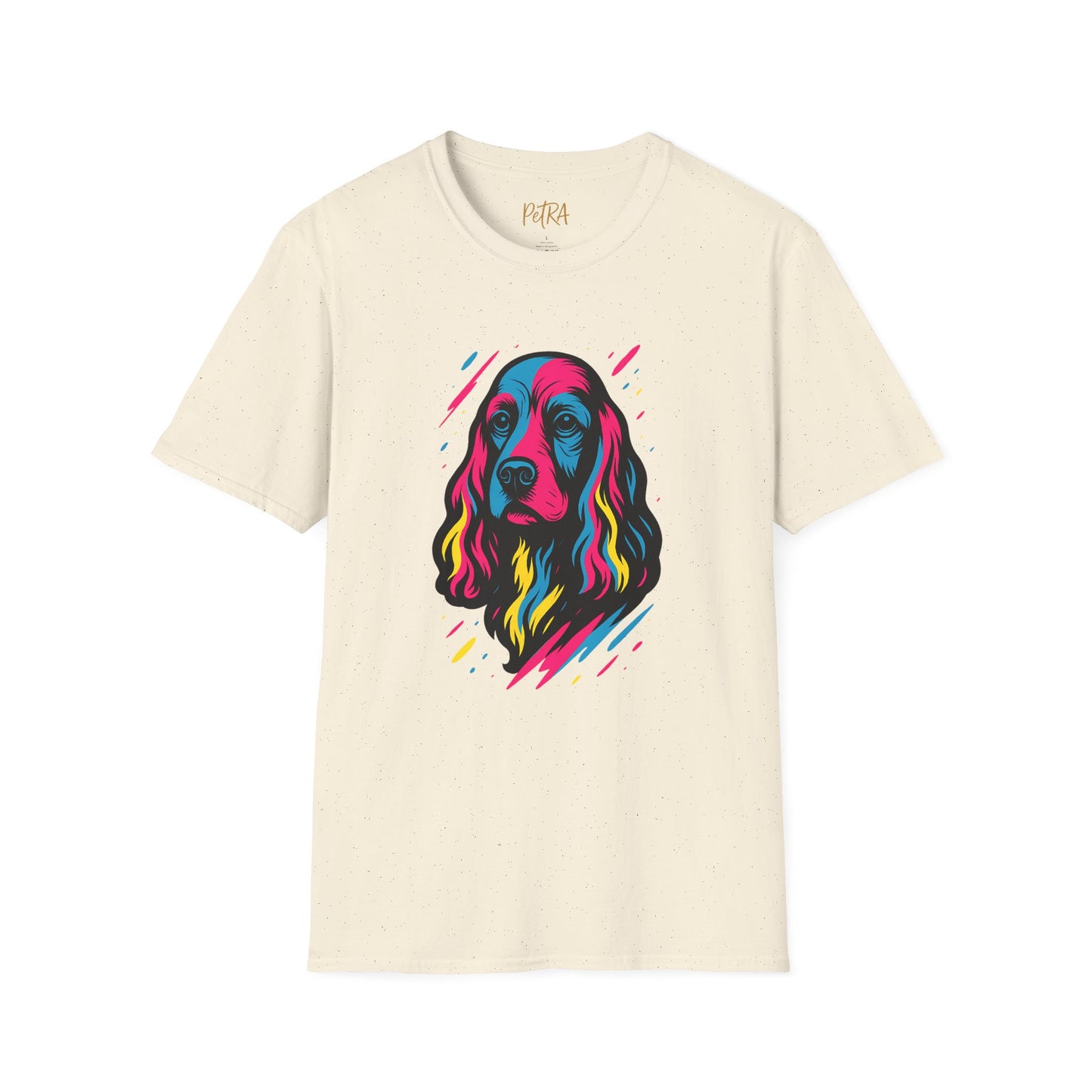 Cocker Spaniel T Shirt – Neo Pop Art Portrait – Unisex Fit