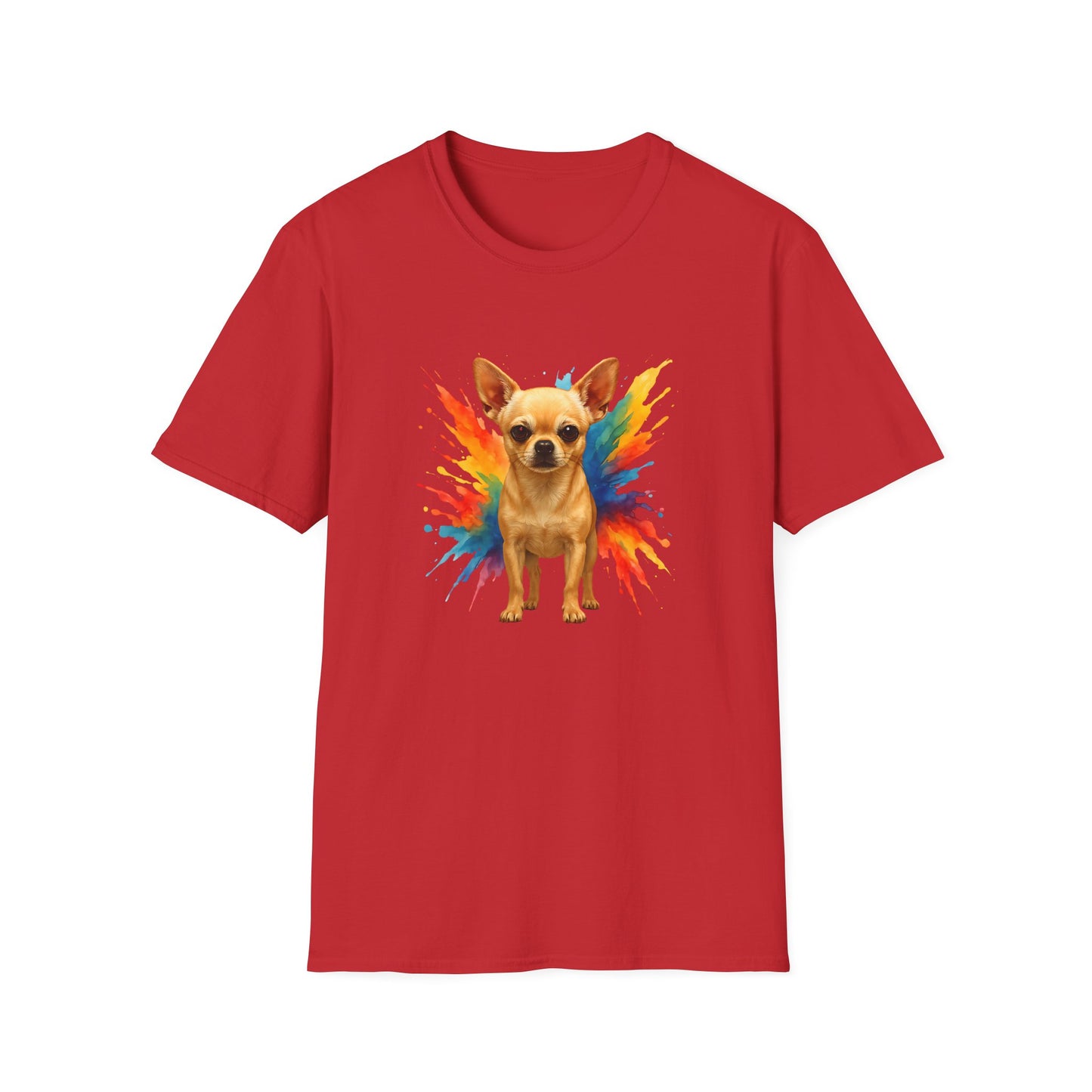 Chihuahua T Shirt – Color Splash Portrait – Unisex Fit