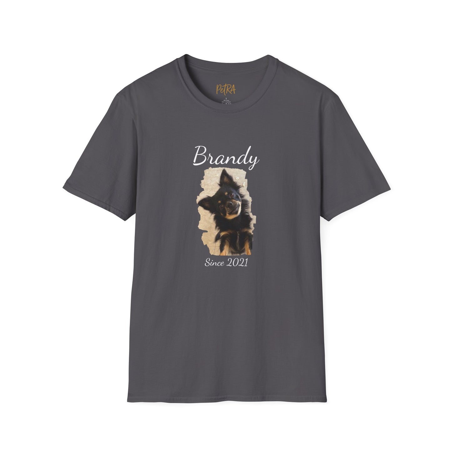 Custom Pet Photo T Shirt – Basic Upload & Text – Unisex Fit