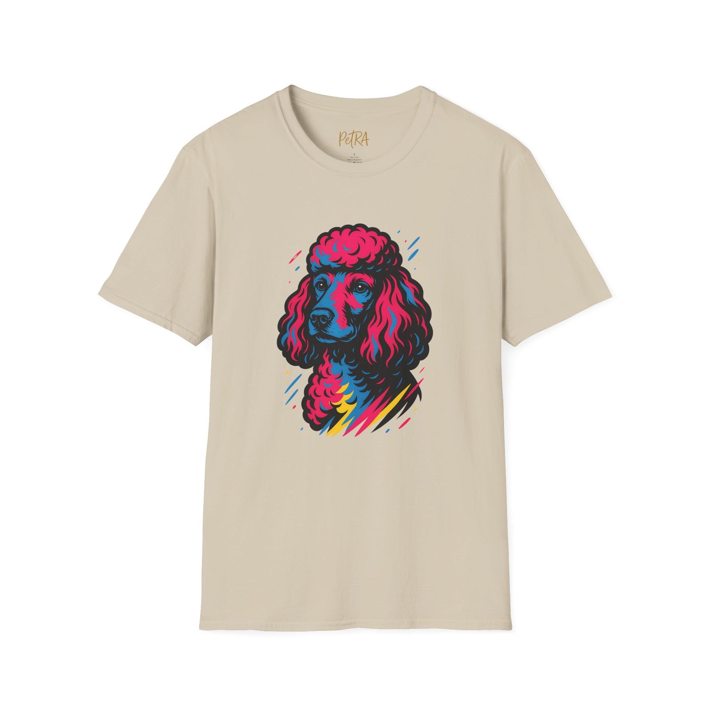 Poodle T Shirt – Neo Pop Art Portrait – Unisex Fit