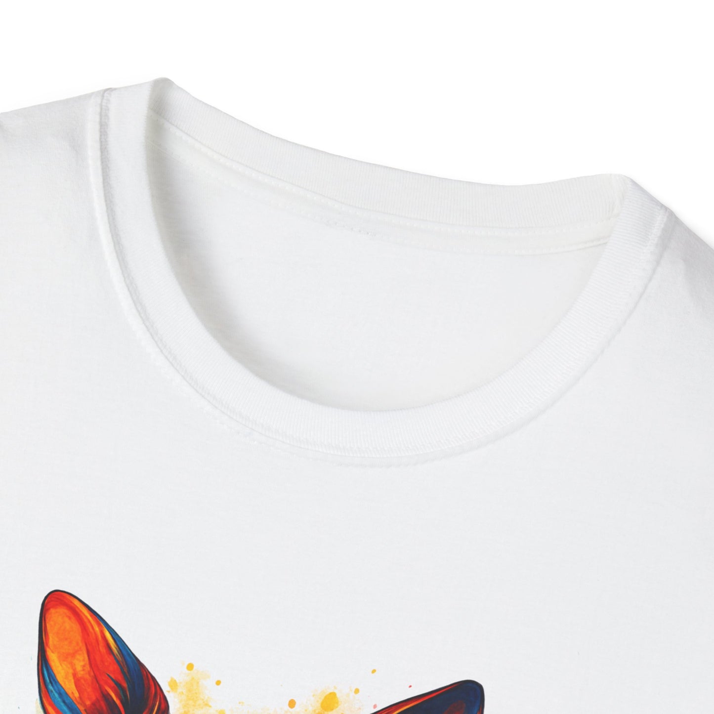 Chihuahua T Shirt – Vibrant Swirl Portrait (Red/Orange Series) – Unisex Fit