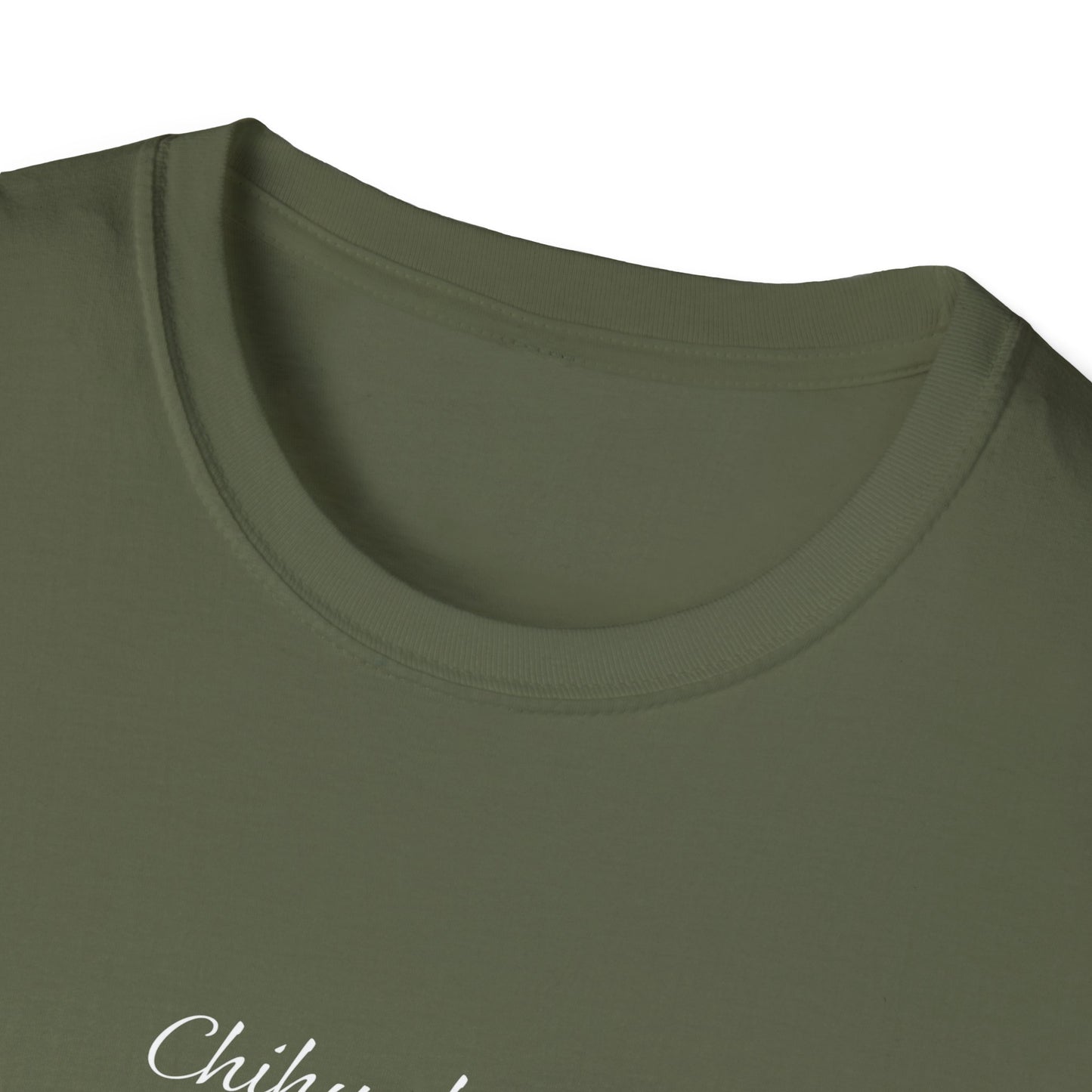 Chihuahua T Shirt – 'Dramatic AF' Sketch Design – Unisex Fit