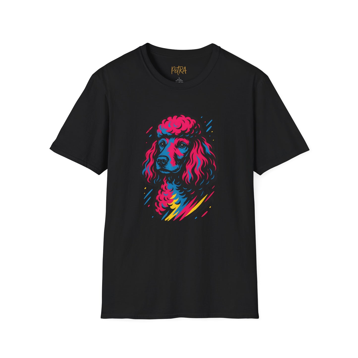 Poodle T Shirt – Neo Pop Art Portrait – Unisex Fit