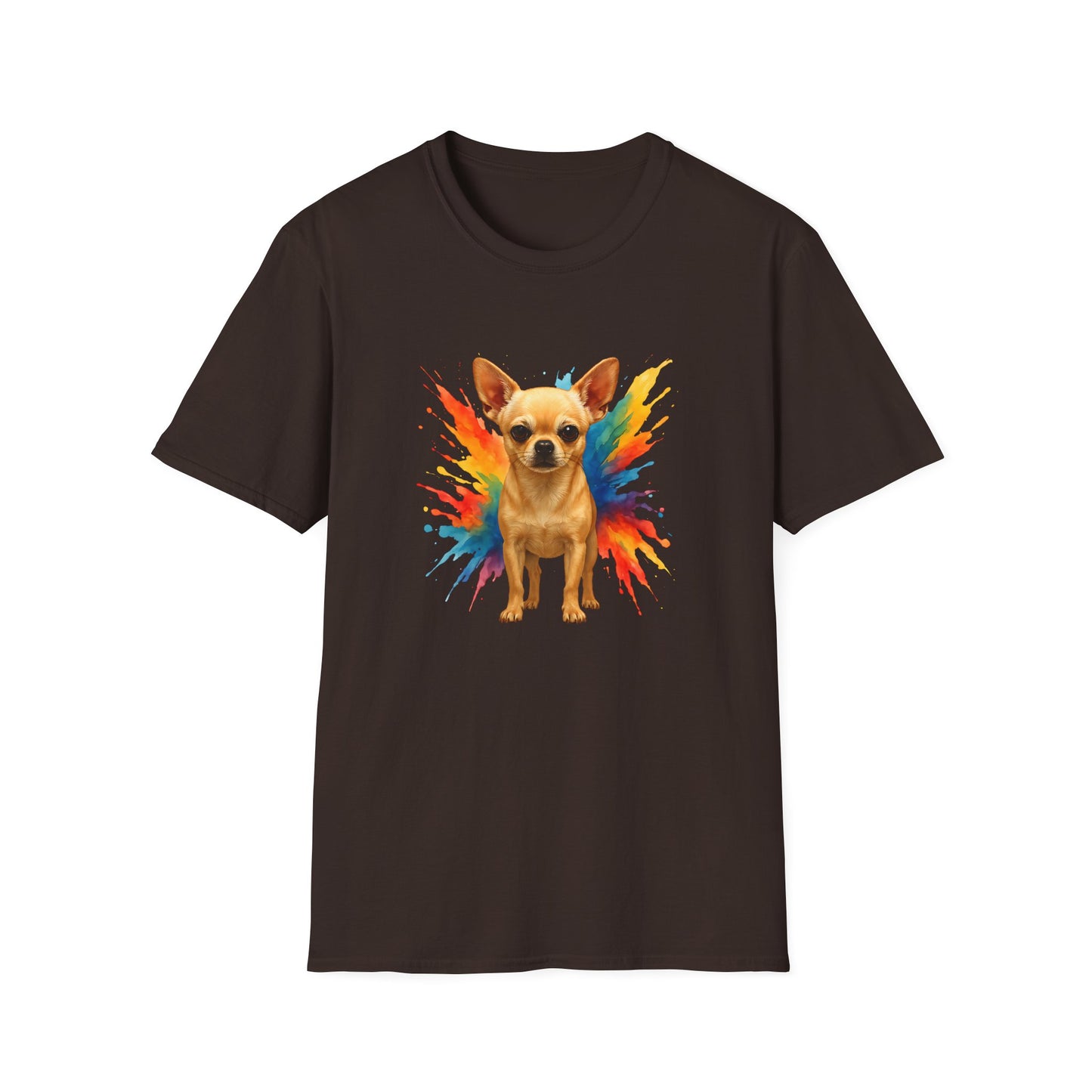 Chihuahua T Shirt – Color Splash Portrait – Unisex Fit