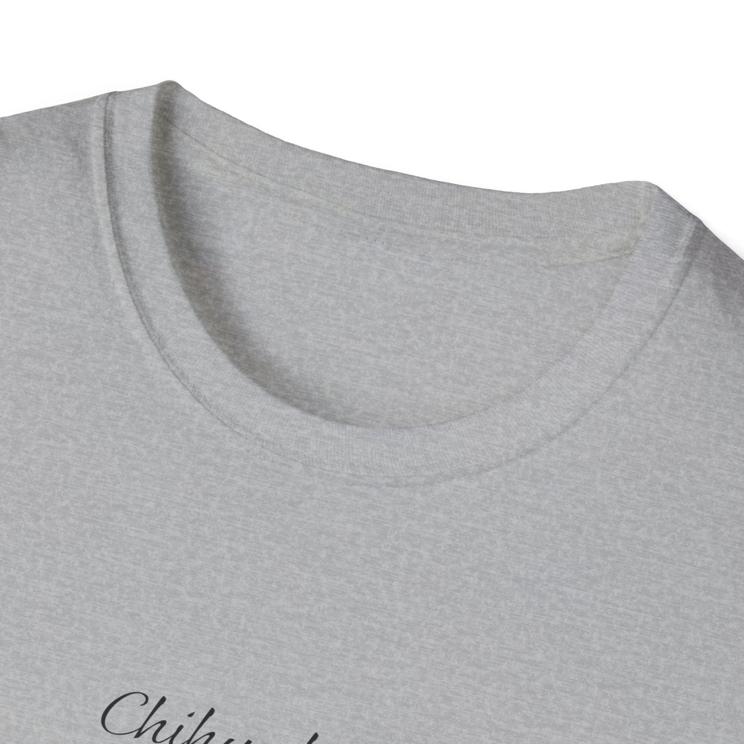 Chihuahua T Shirt – 'Dramatic AF' Sketch Design – Unisex Fit