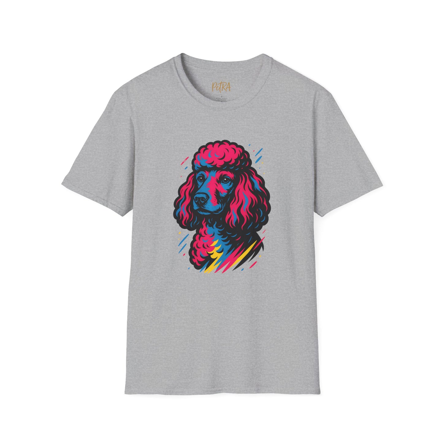 Poodle T Shirt – Neo Pop Art Portrait – Unisex Fit