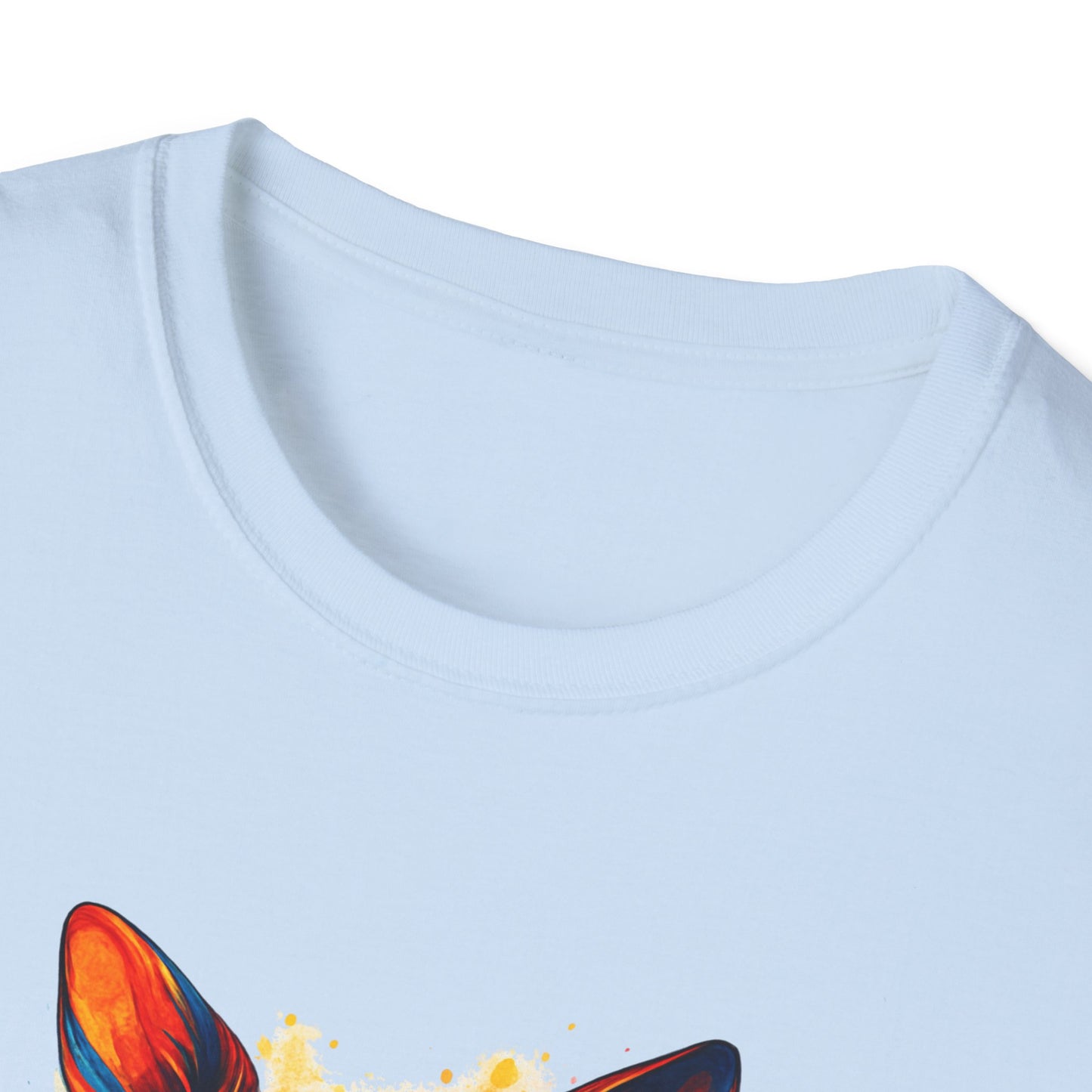 Chihuahua T Shirt – Vibrant Swirl Portrait (Red/Orange Series) – Unisex Fit