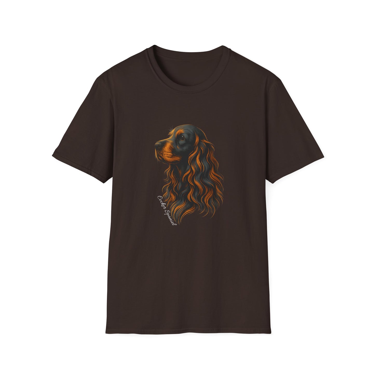 Cocker Spaniel T Shirt – Elegant Head Study Portrait – Unisex Fit