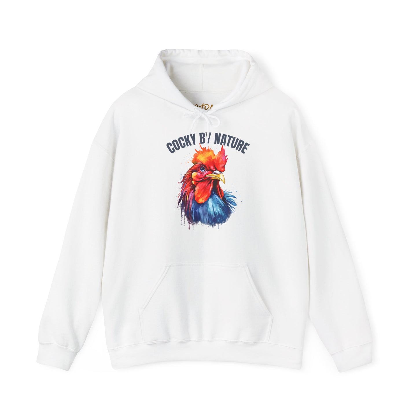 Rooster Hoodie – 'Cocky by Nature' Bold Color Design – Unisex Fit