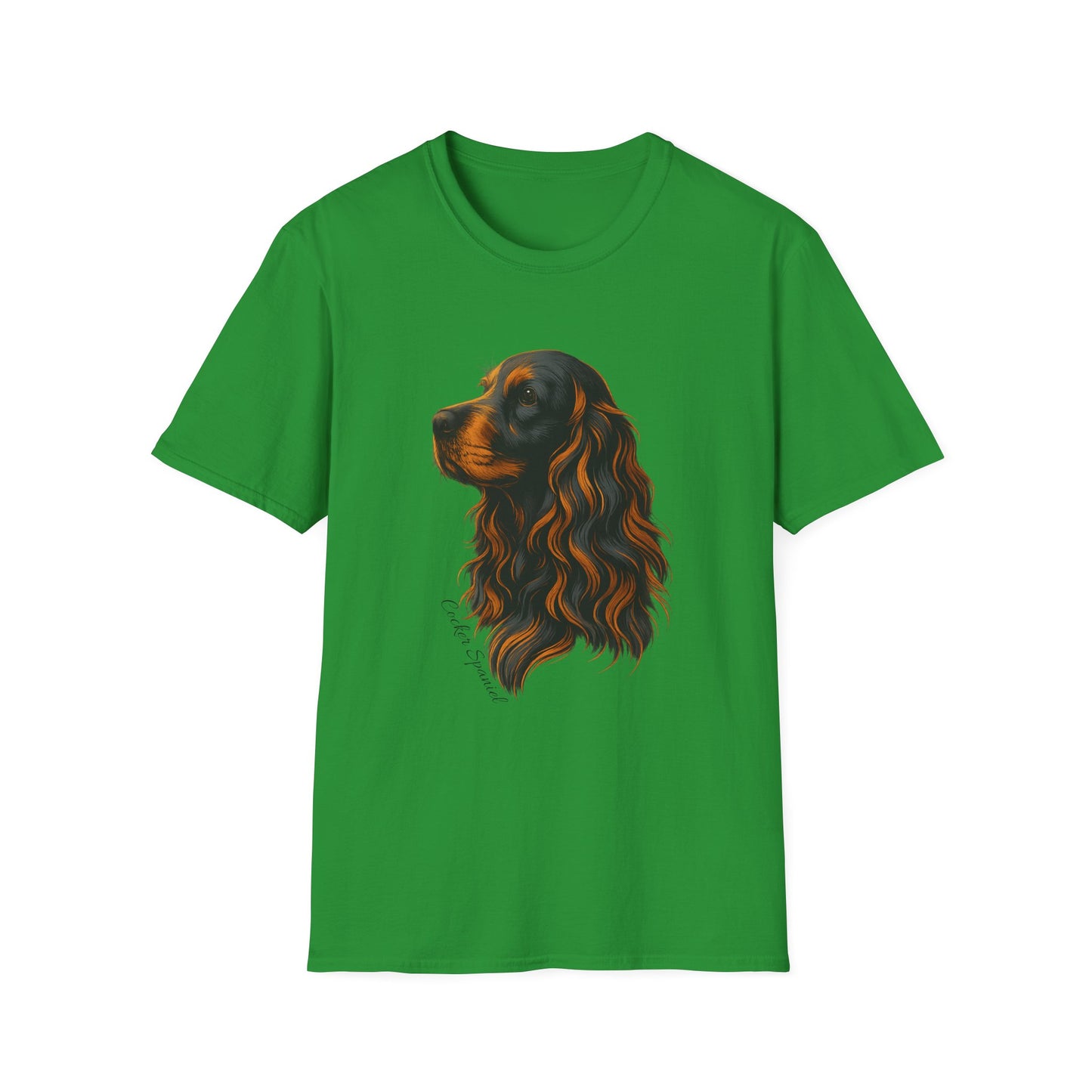 Cocker Spaniel T Shirt – Elegant Head Study Portrait – Unisex Fit