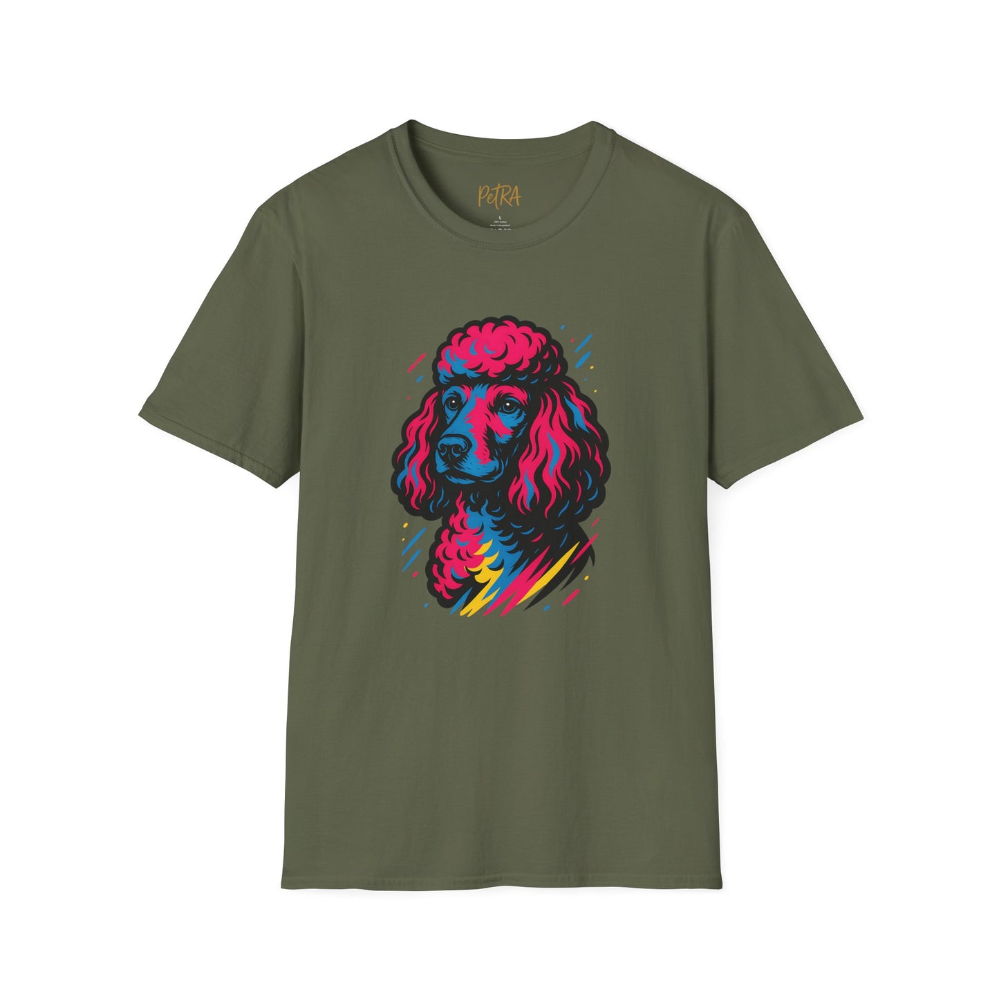 Poodle T Shirt – Neo Pop Art Portrait – Unisex Fit