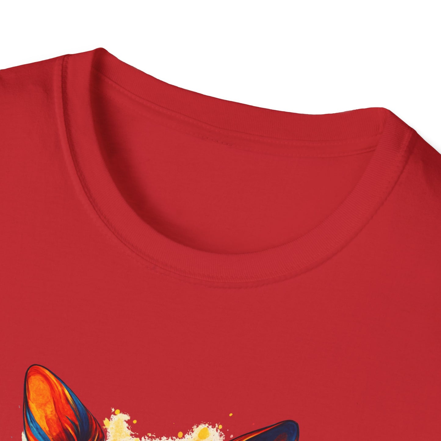 Chihuahua T Shirt – Vibrant Swirl Portrait (Red/Orange Series) – Unisex Fit
