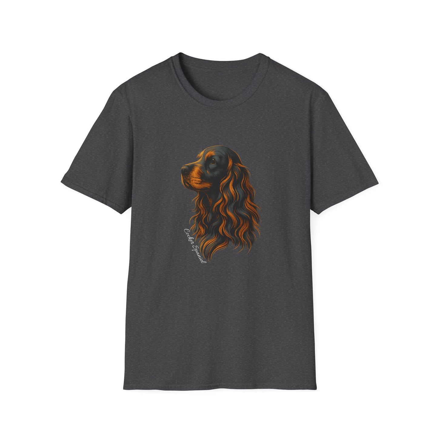 Cocker Spaniel T Shirt – Elegant Head Study Portrait – Unisex Fit