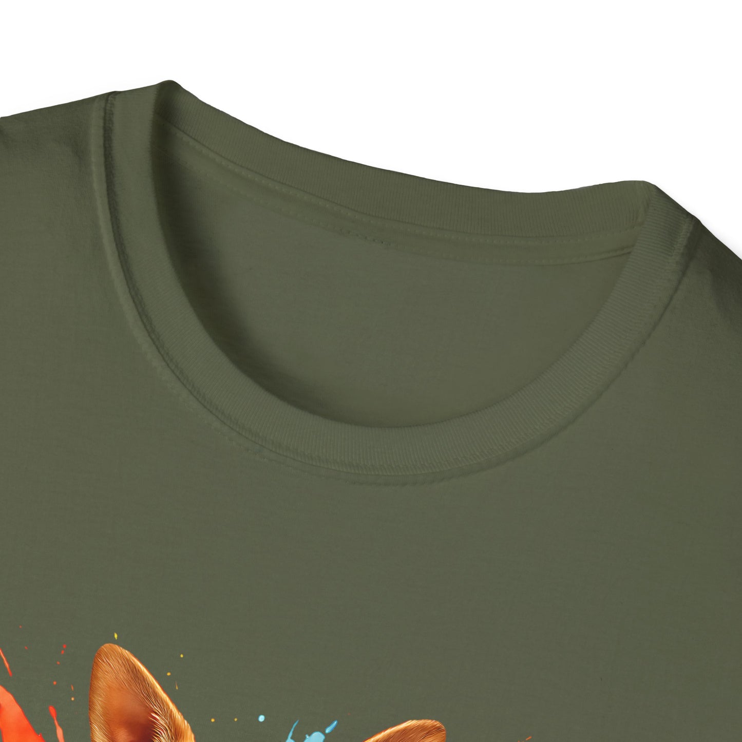 Chihuahua T Shirt – Color Splash Portrait – Unisex Fit