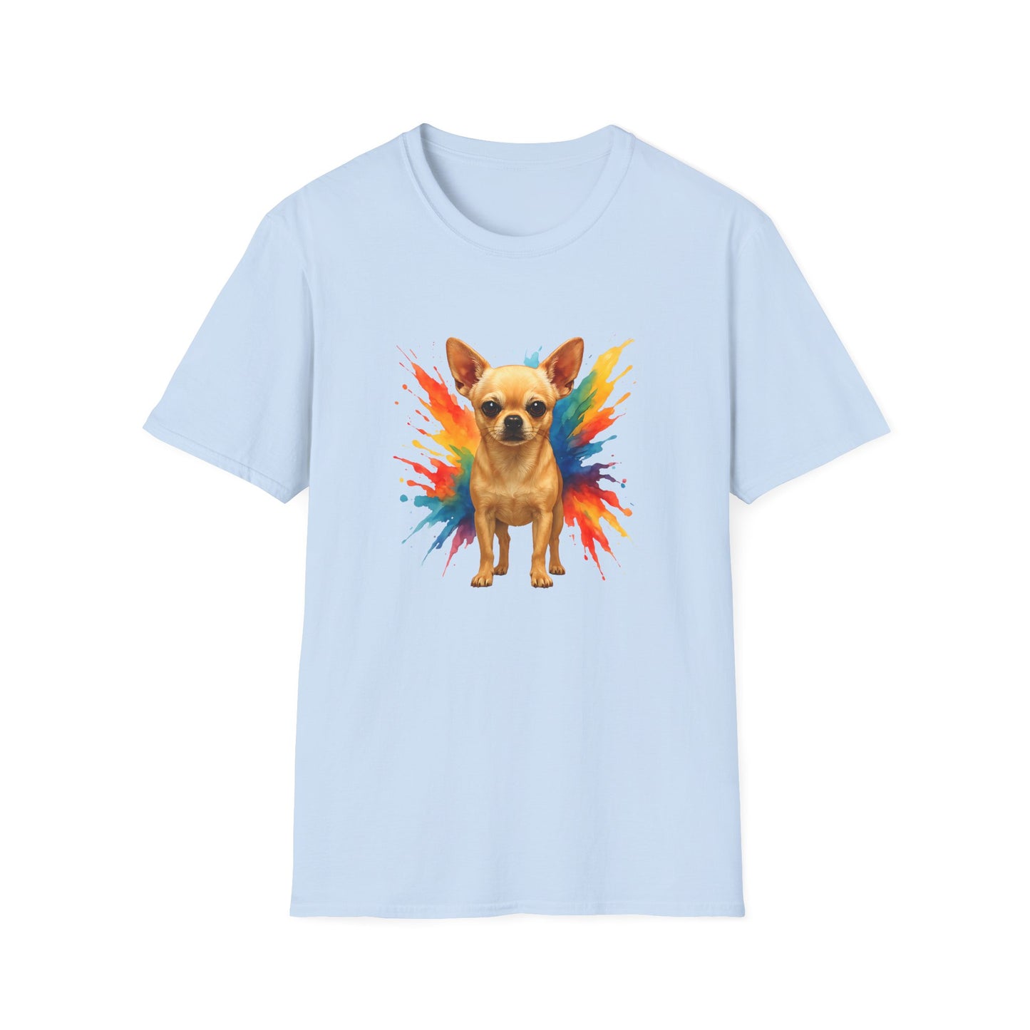 Chihuahua T Shirt – Color Splash Portrait – Unisex Fit
