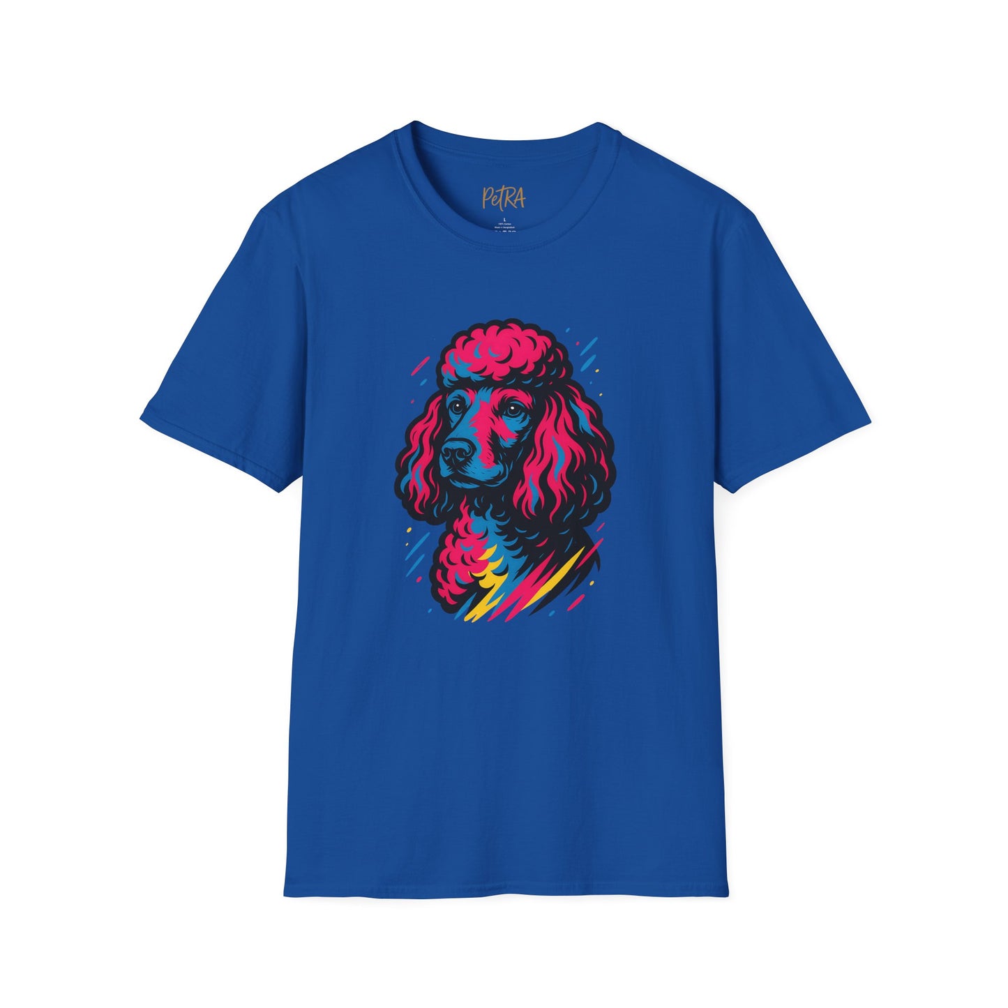 Poodle T Shirt – Neo Pop Art Portrait – Unisex Fit